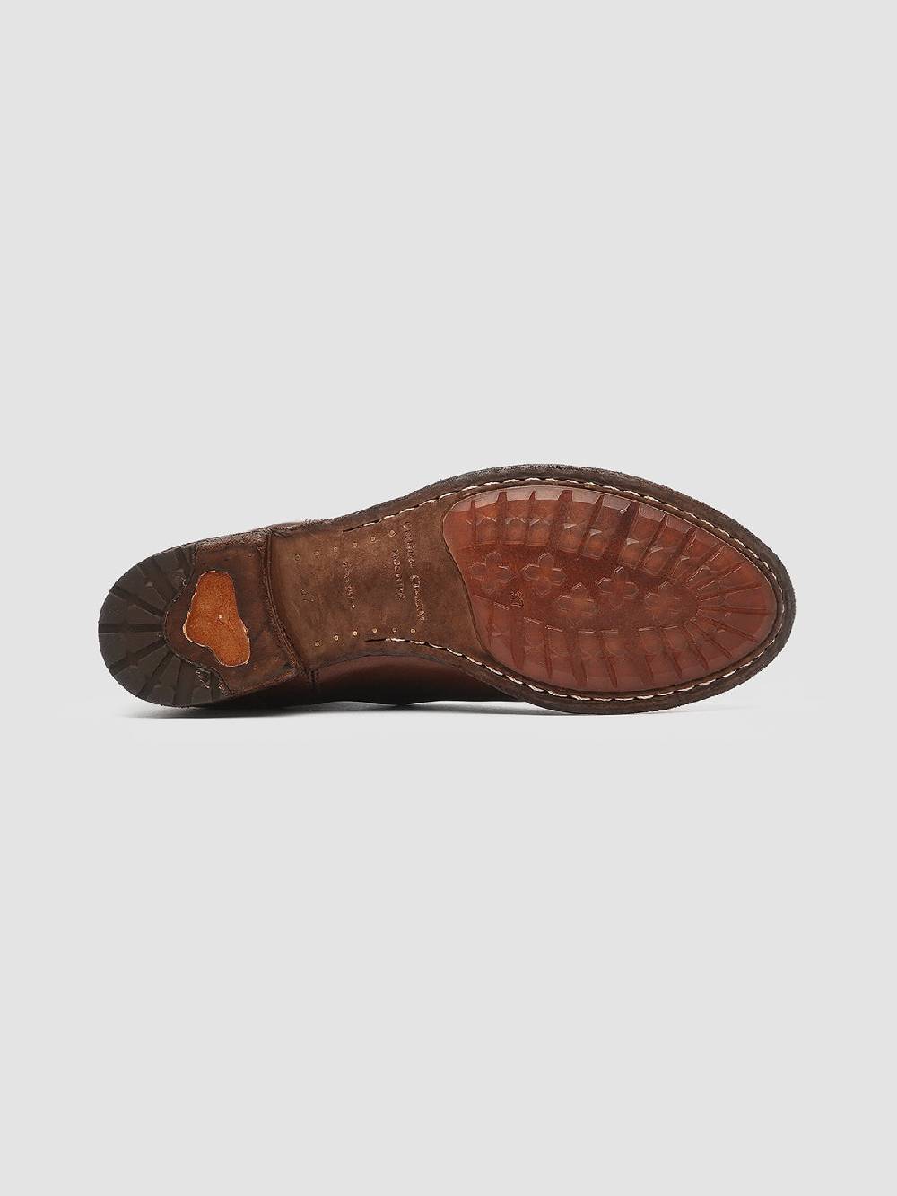 Officine Creative LEXIKON 073 Stivaletti Chelsea in Pelle Marrone Negozio