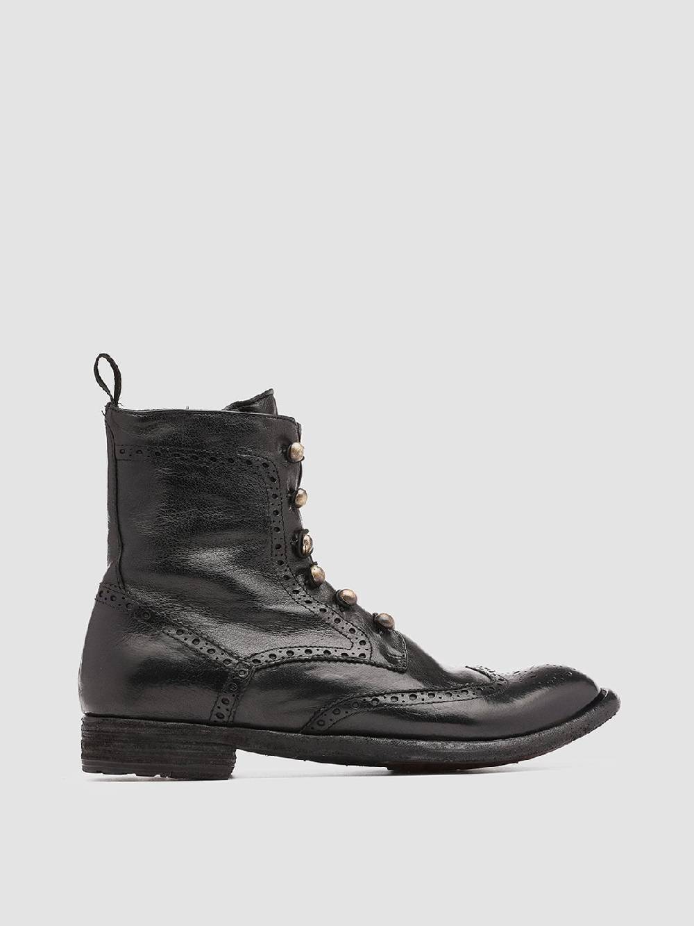 Officine Creative LEXIKON 131 Stivaletti in Pelle Nera Italy