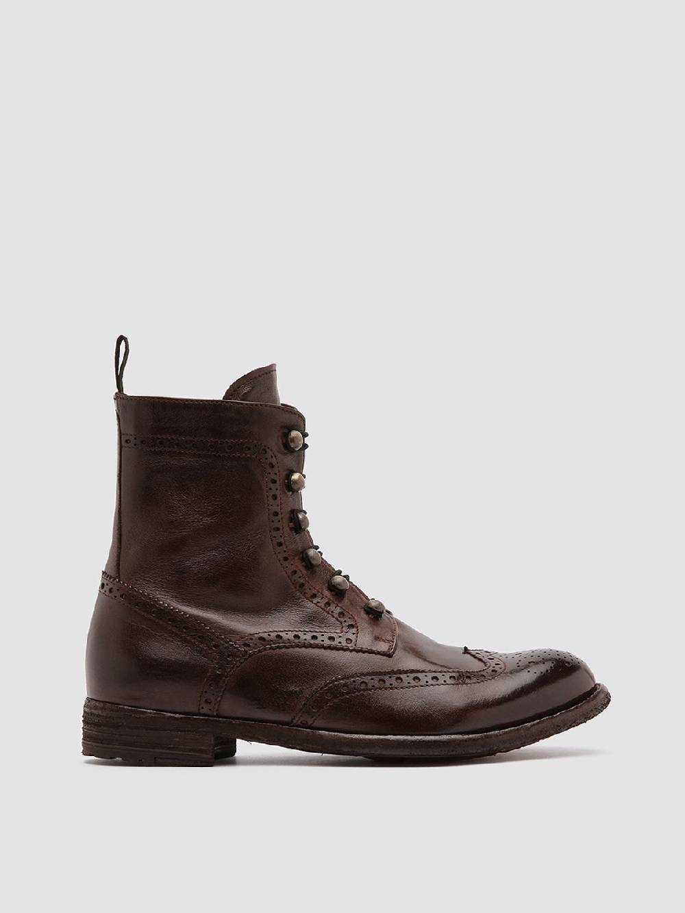 Officine Creative LEXIKON 131 Stivaletti in Pelle Marrone 2025