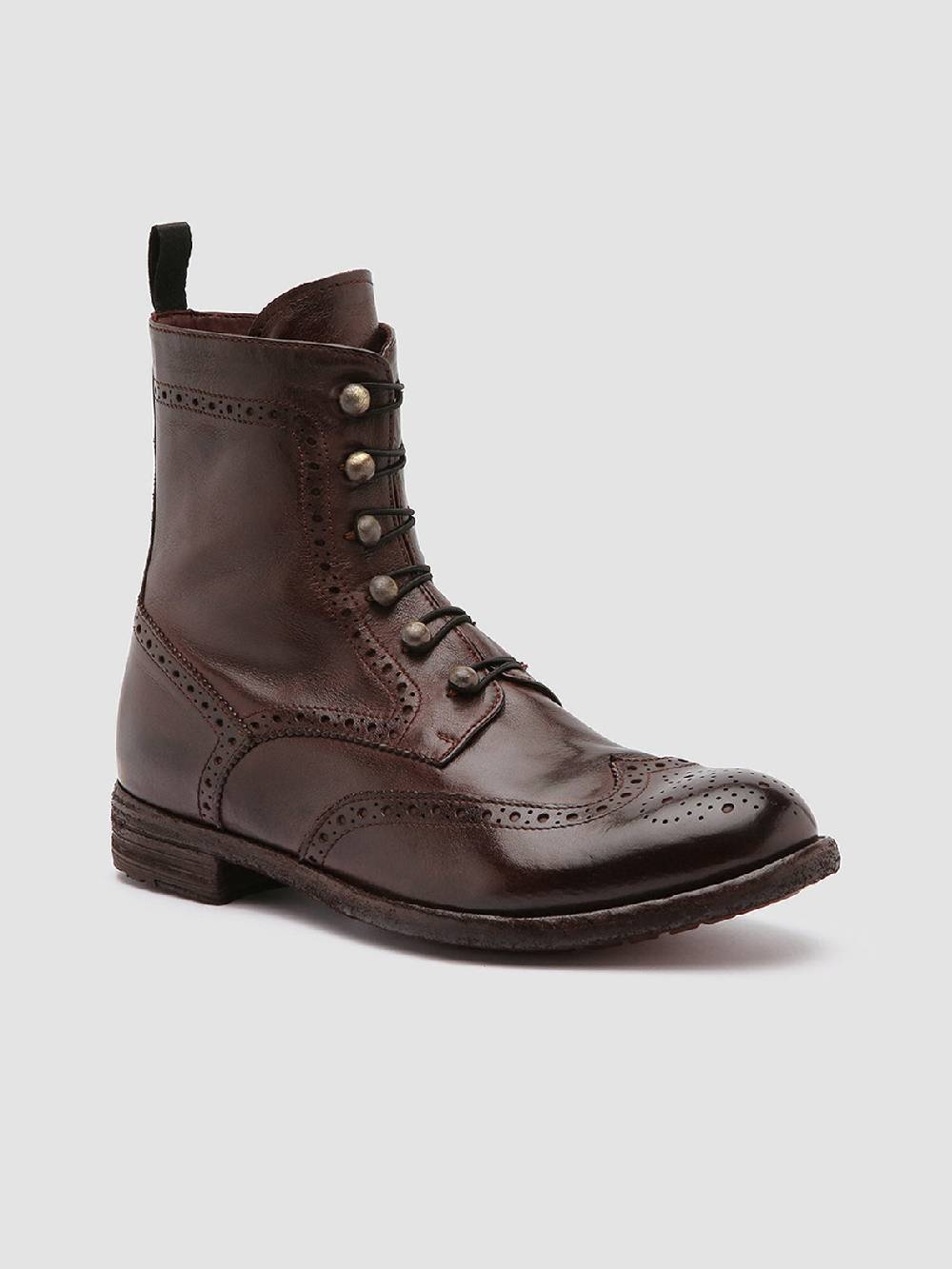 Officine Creative LEXIKON 131 Stivaletti in Pelle Marrone 2025