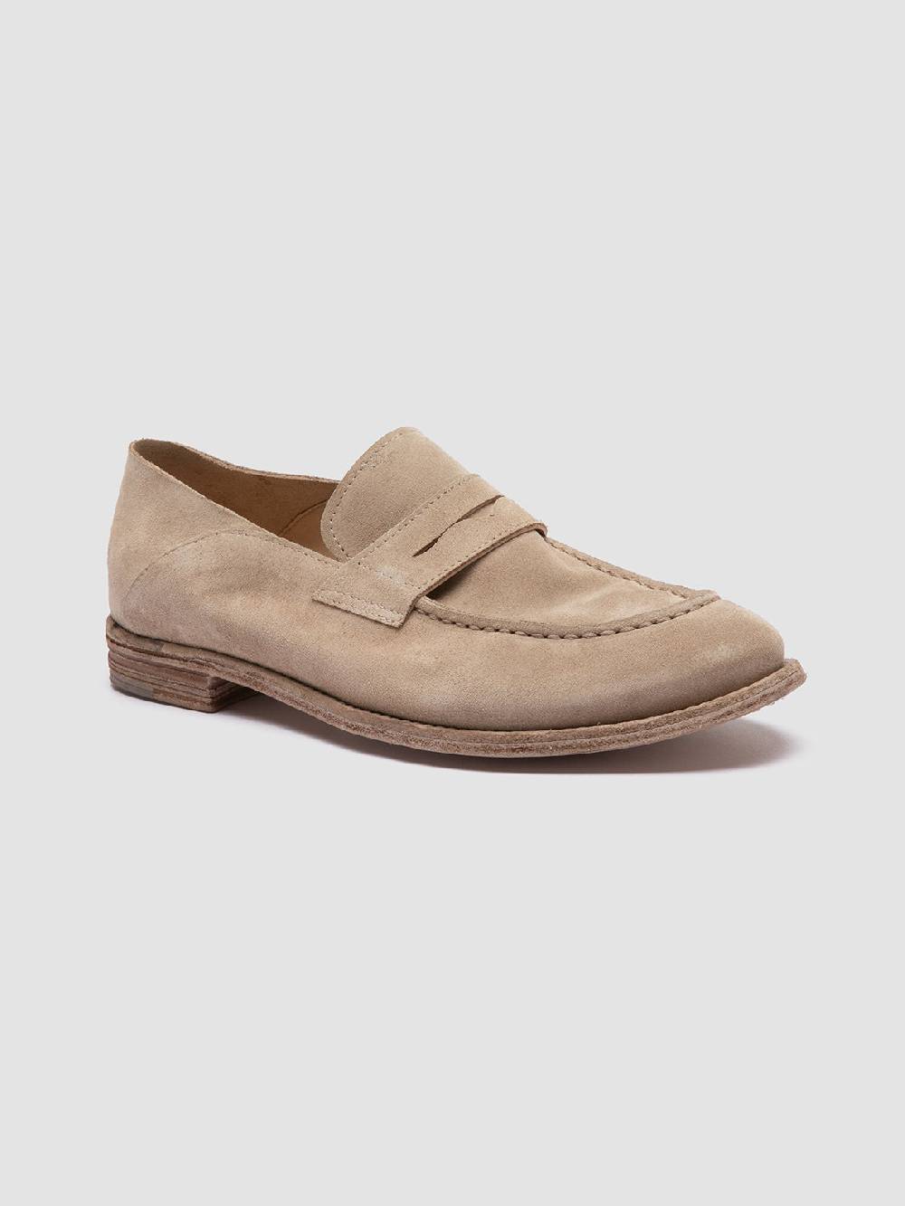 Officine Creative LEXIKON 516 Mocassini in Pelle Scamosciata avorio Fino al 60% di sconto