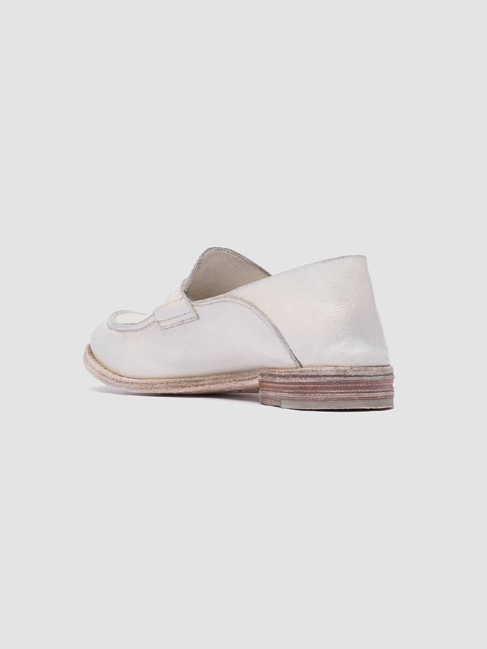 Officine Creative LEXIKON 516 White Leather Loafers Fino al 65% di sconto