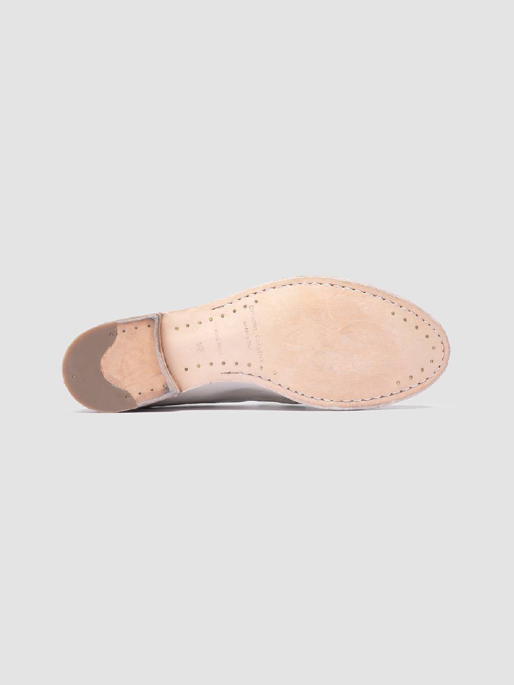Officine Creative LEXIKON 516 White Leather Loafers Fino al 65% di sconto
