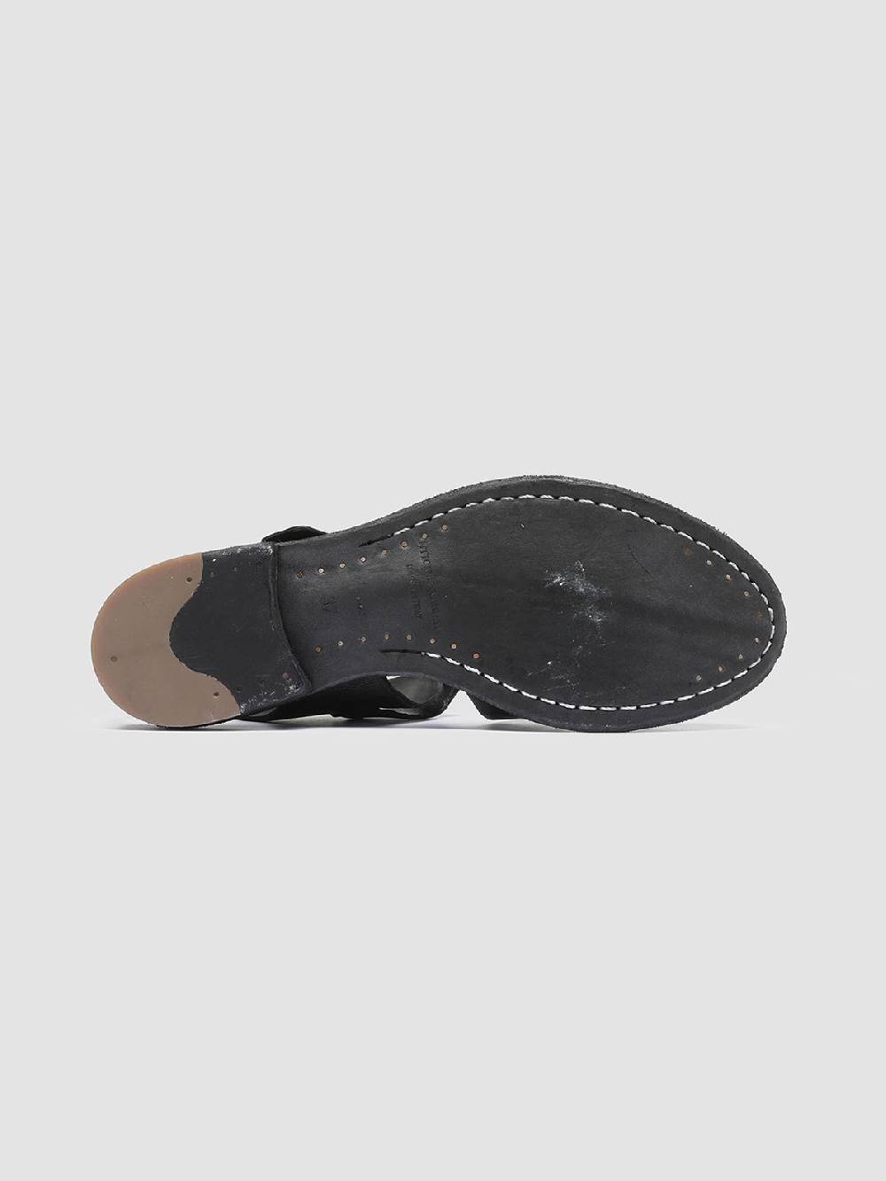 Officine Creative LEXIKON 536 Sandali in Pelle Nera Only for today