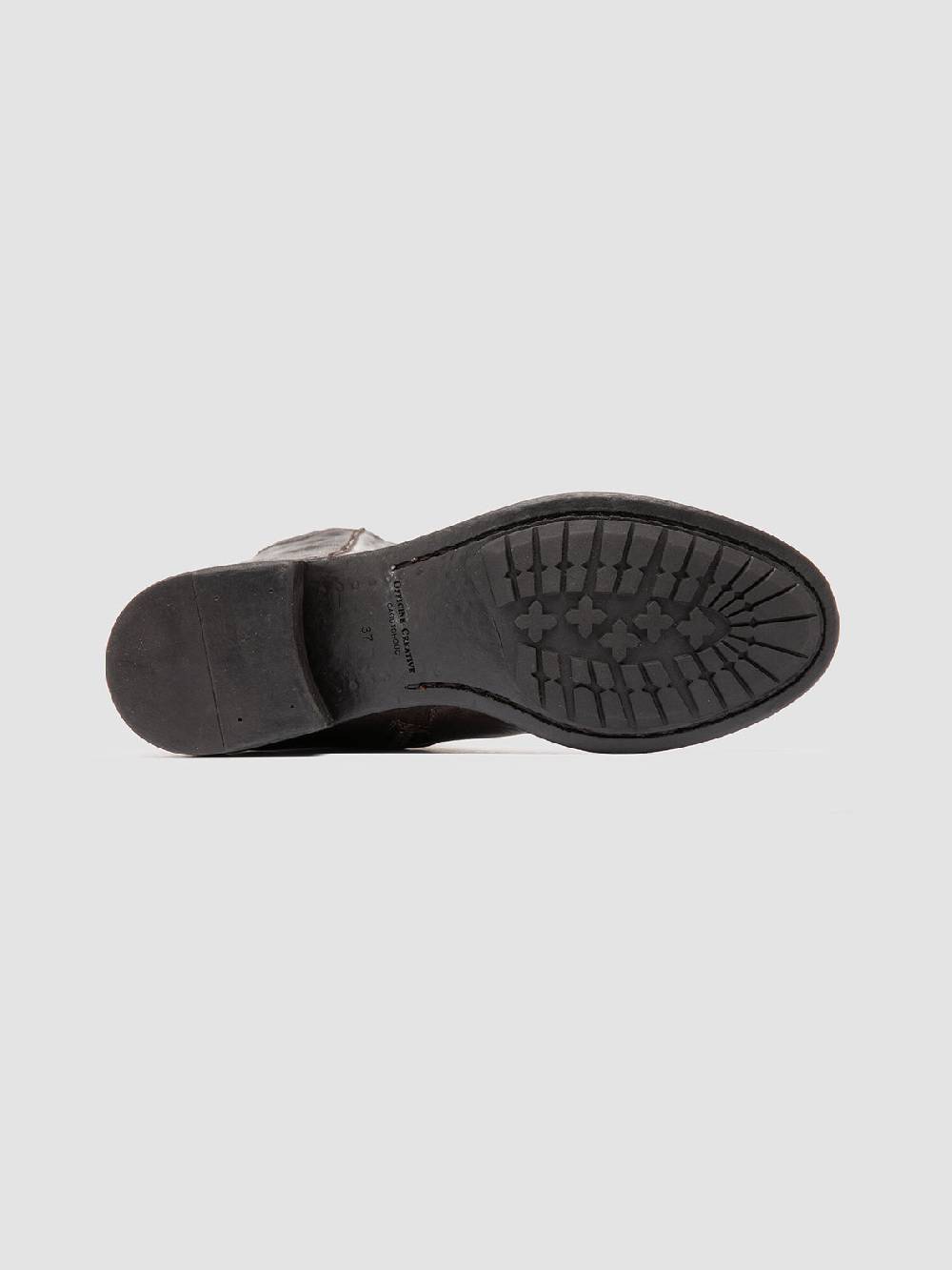 Officine Creative LIS 005 Stivali con Zip in Pelle Marrone In vendita