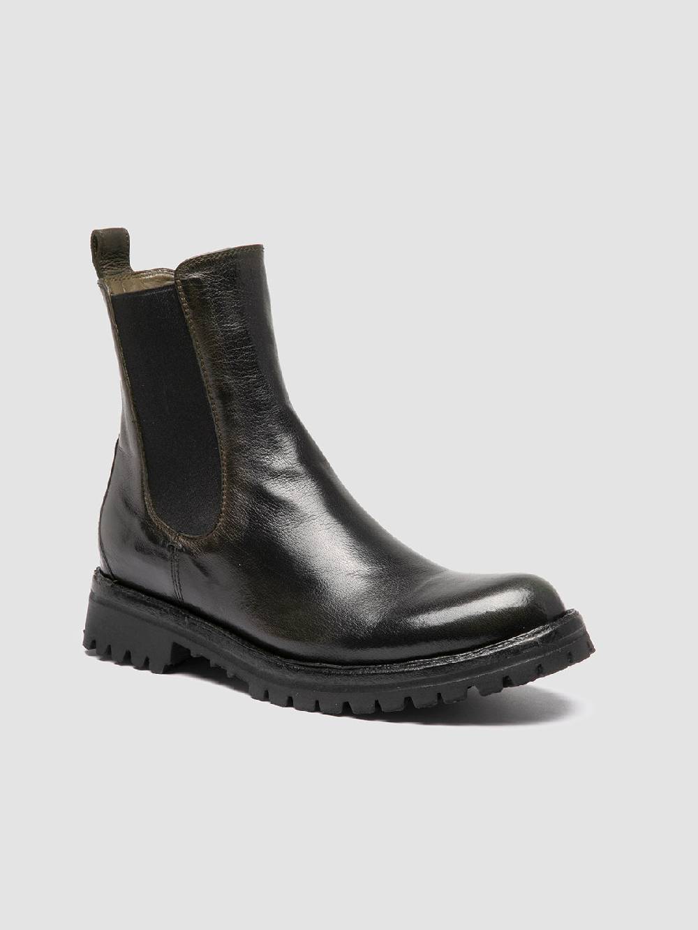 Officine Creative LORAINE 004 Stivaletti Chelsea in Pelle Nera Sconti questo mese