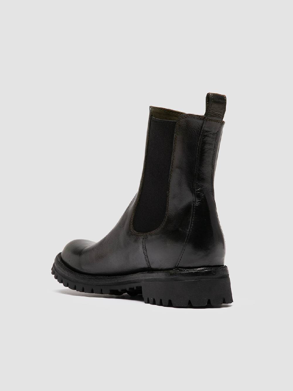 Officine Creative LORAINE 004 Stivaletti Chelsea in Pelle Nera Sconti questo mese