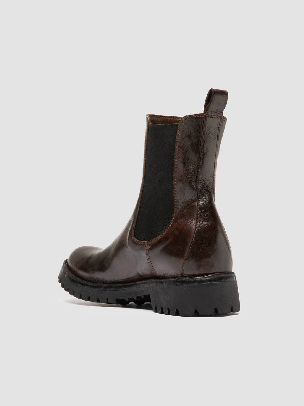 Officine Creative LORAINE 004 Stivaletti Chelsea in Pelle Marrone 2025
