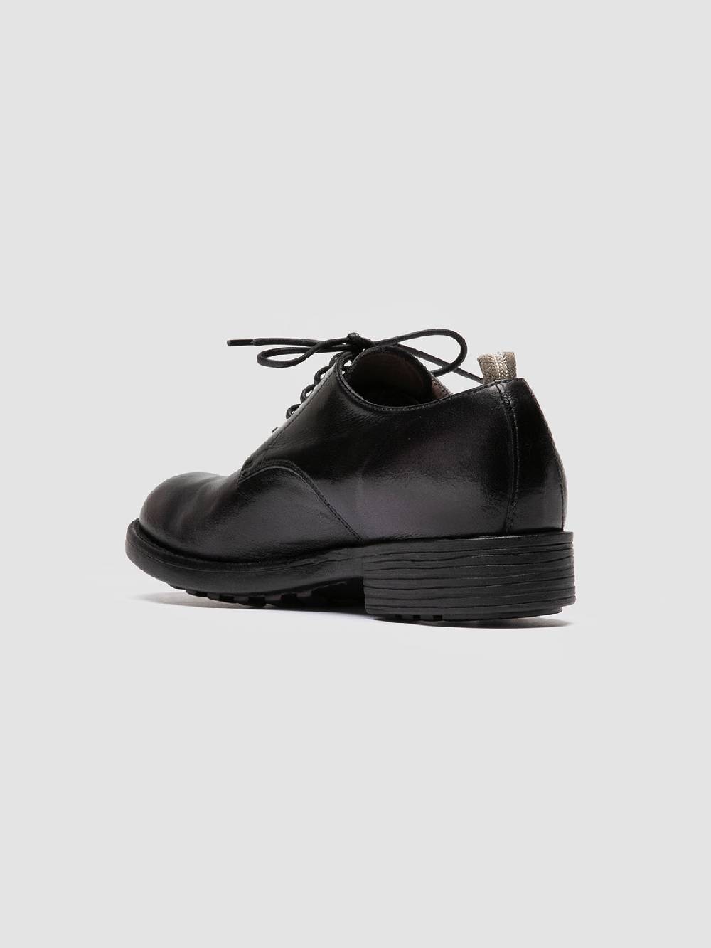 Officine Creative SERGEANT 101 Derby in Pelle Nera Vendita