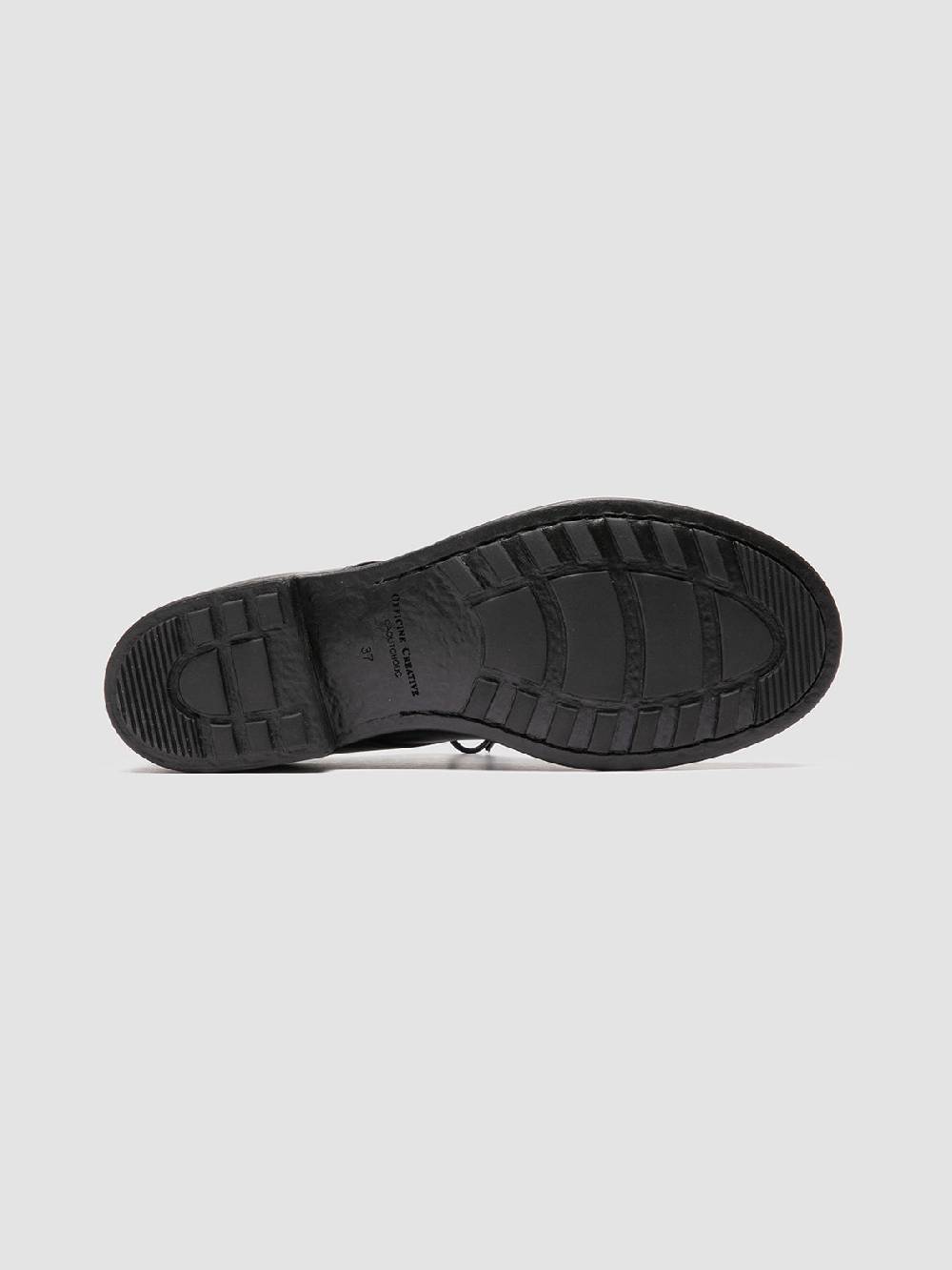 Officine Creative SERGEANT 101 Derby in Pelle Nera Vendita