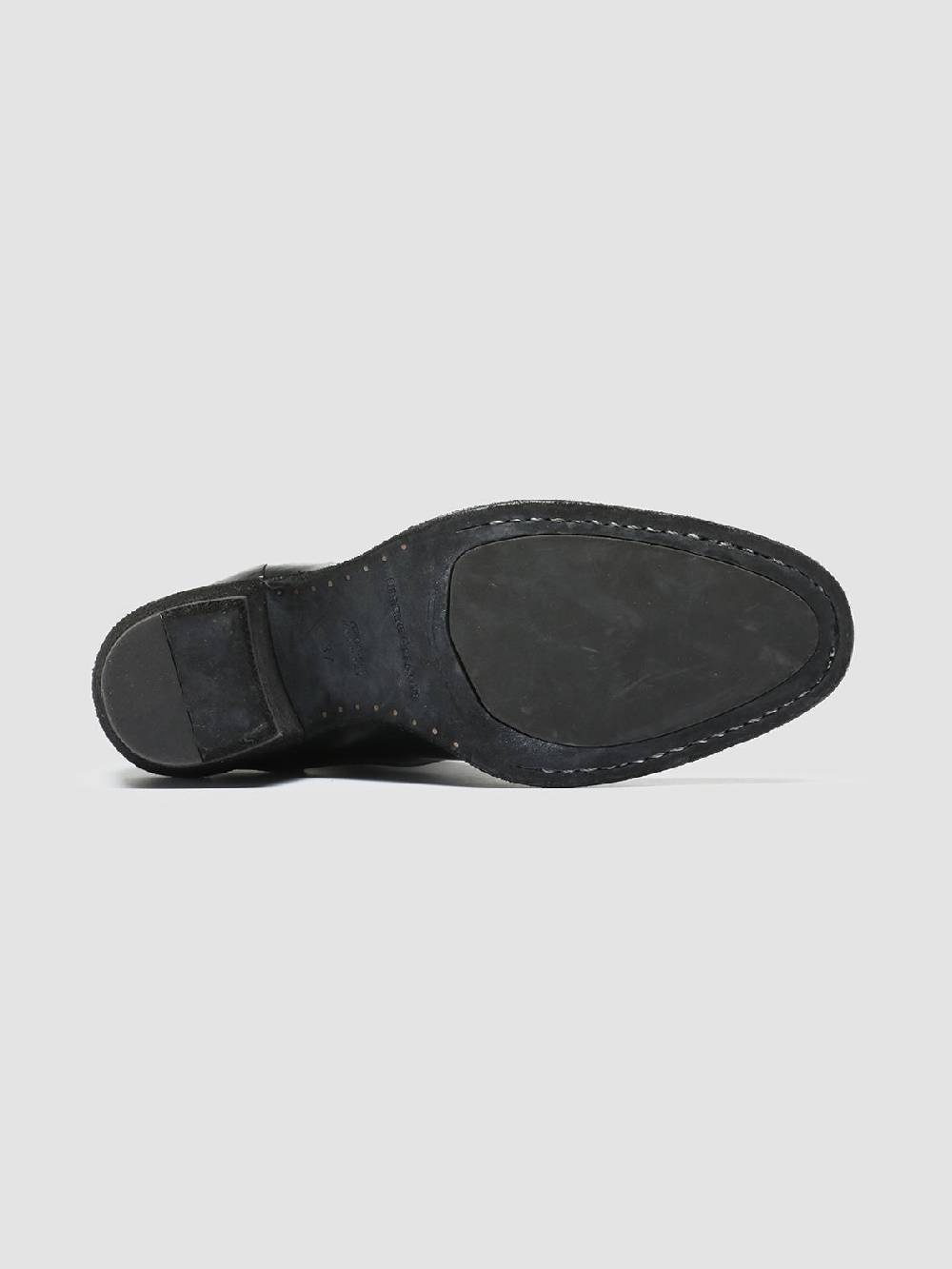 Officine Creative SYDNE 005 Stivali Zip in Pelle Nera Negozi Online
