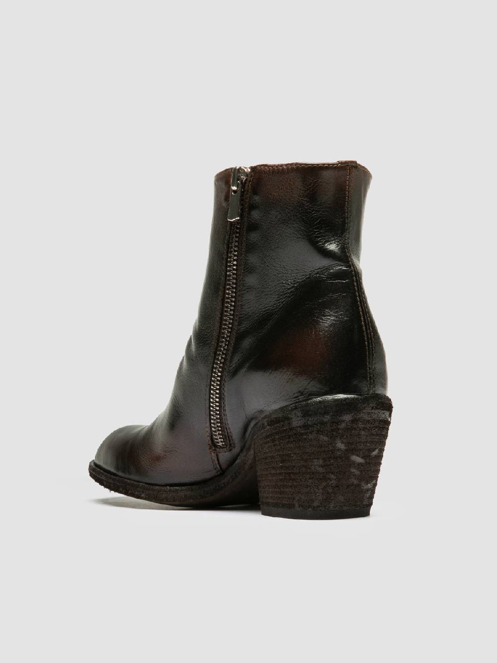 Officine Creative SYDNE 008 Brown Leather Boots Acquista Ora