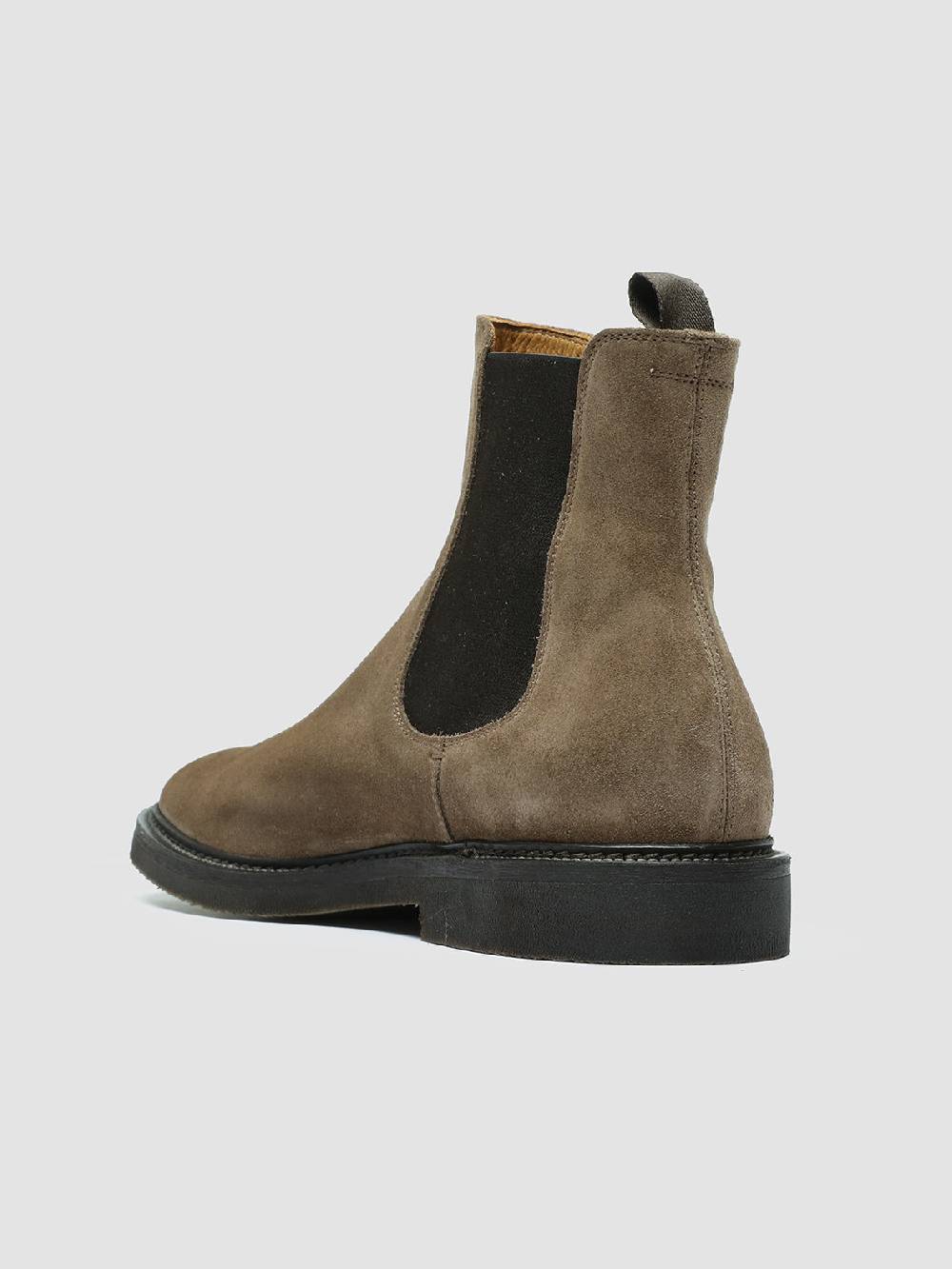 Officine Creative HOPKINS FLEXI 204 Stivali Pull On in Camoscio Tortora Promozione Limitata