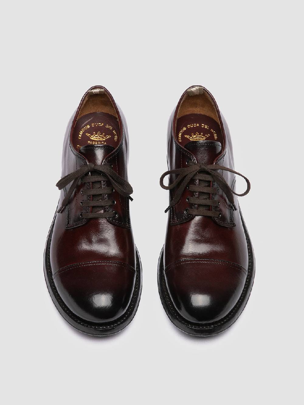 Officine Creative ADMIRAL 002 Derby in Pelle Bordeaux Affare Del Giorno