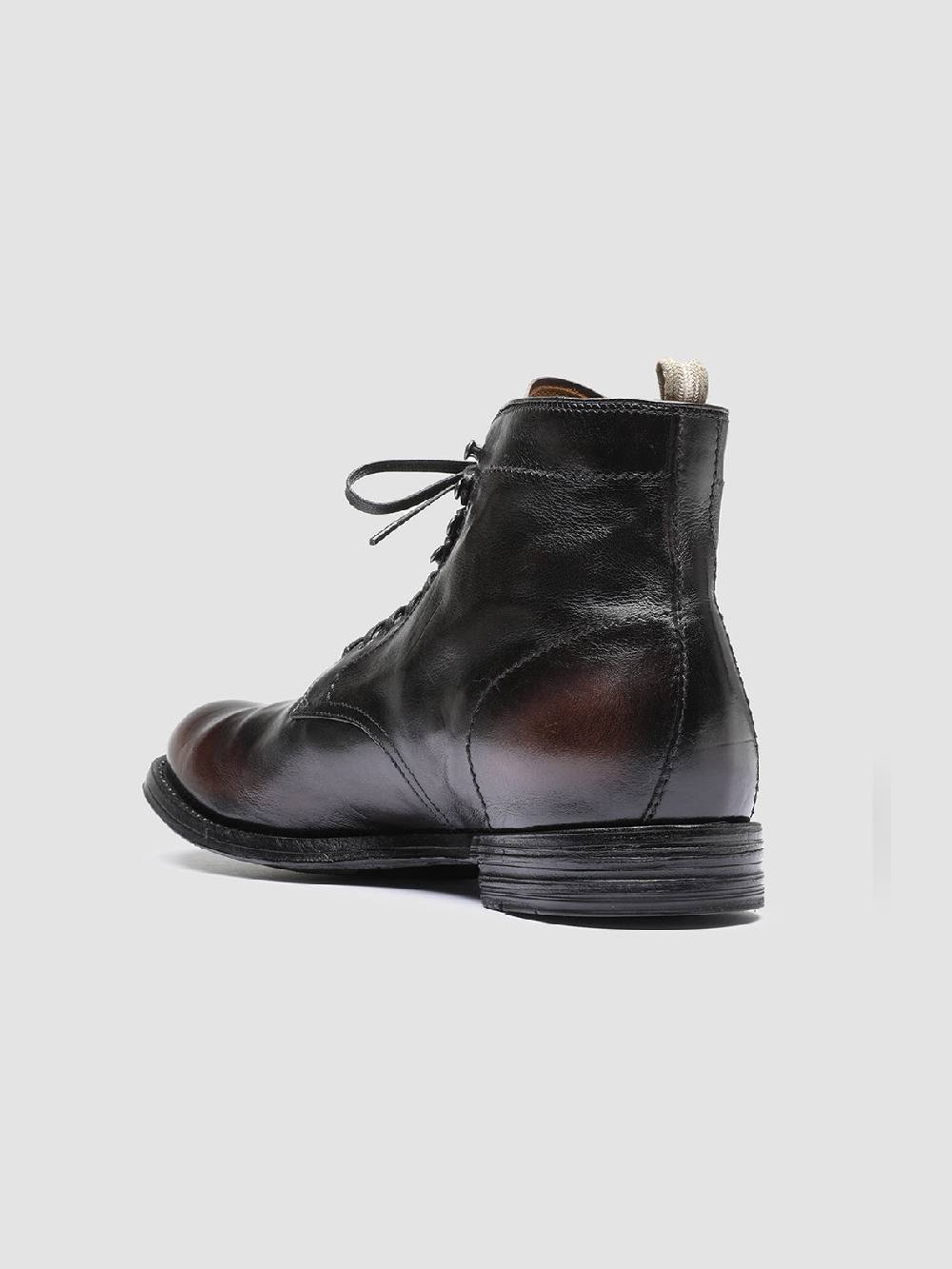 Officine Creative ANATOMIA 013 Stivaletti in Pelle Nera Sconto