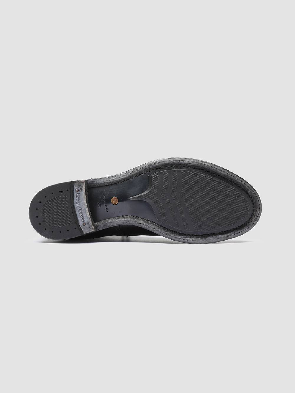 Officine Creative ANATOMIA 013 Stivaletti in Pelle Nera Sconto