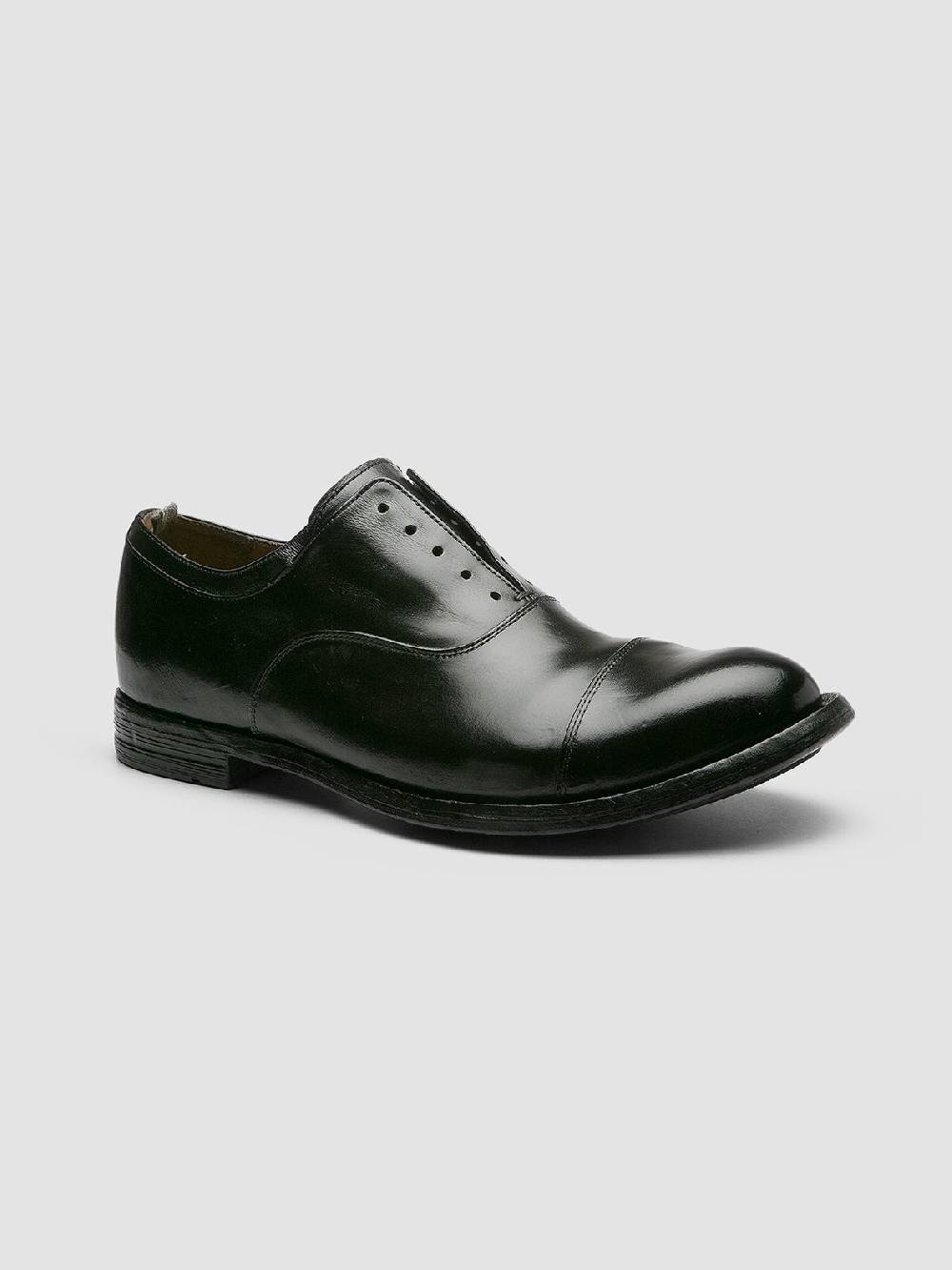 Officine Creative ANATOMIA 015 Black Leather Oxford Shoes Online