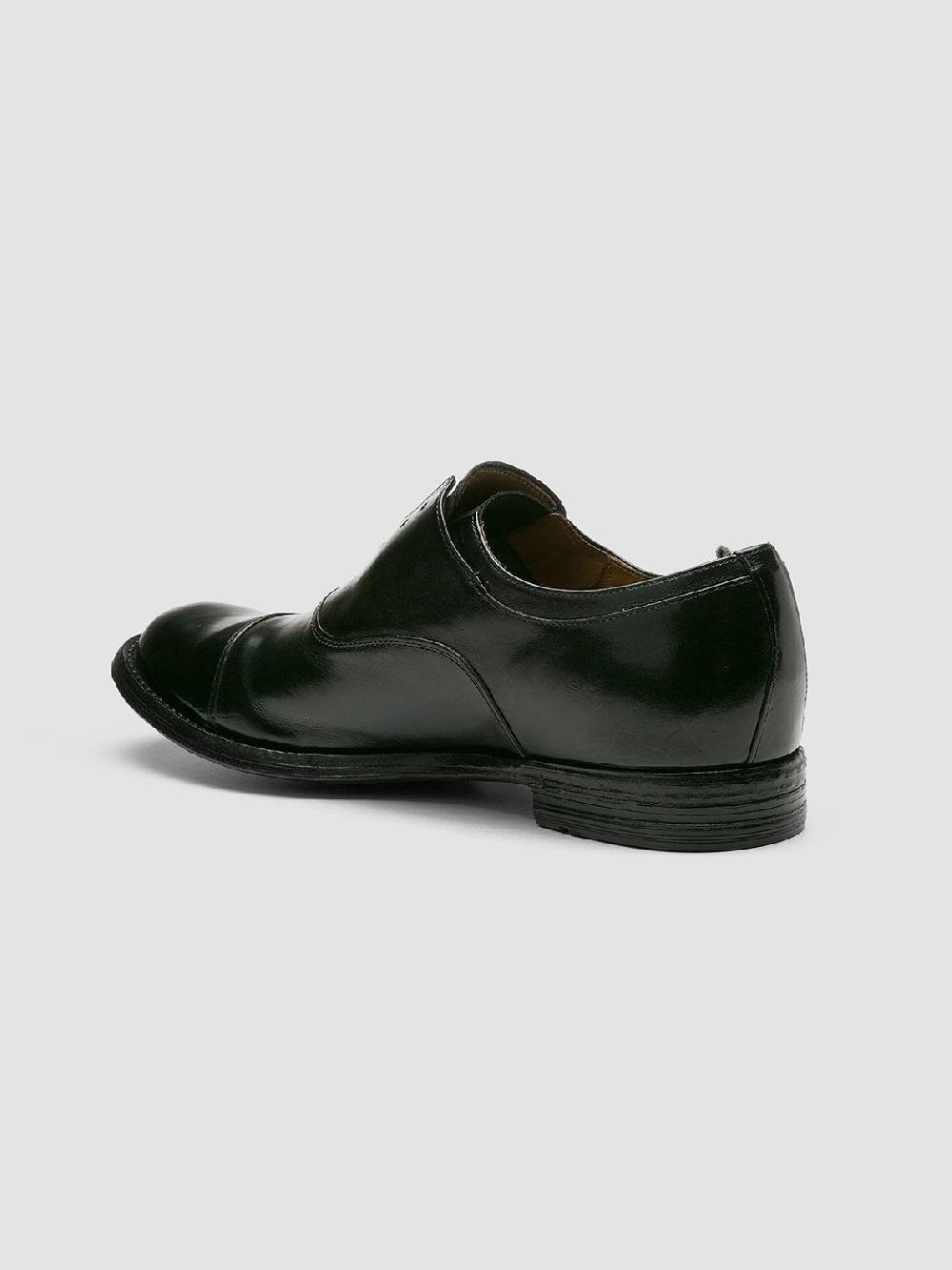 Officine Creative ANATOMIA 015 Black Leather Oxford Shoes Online