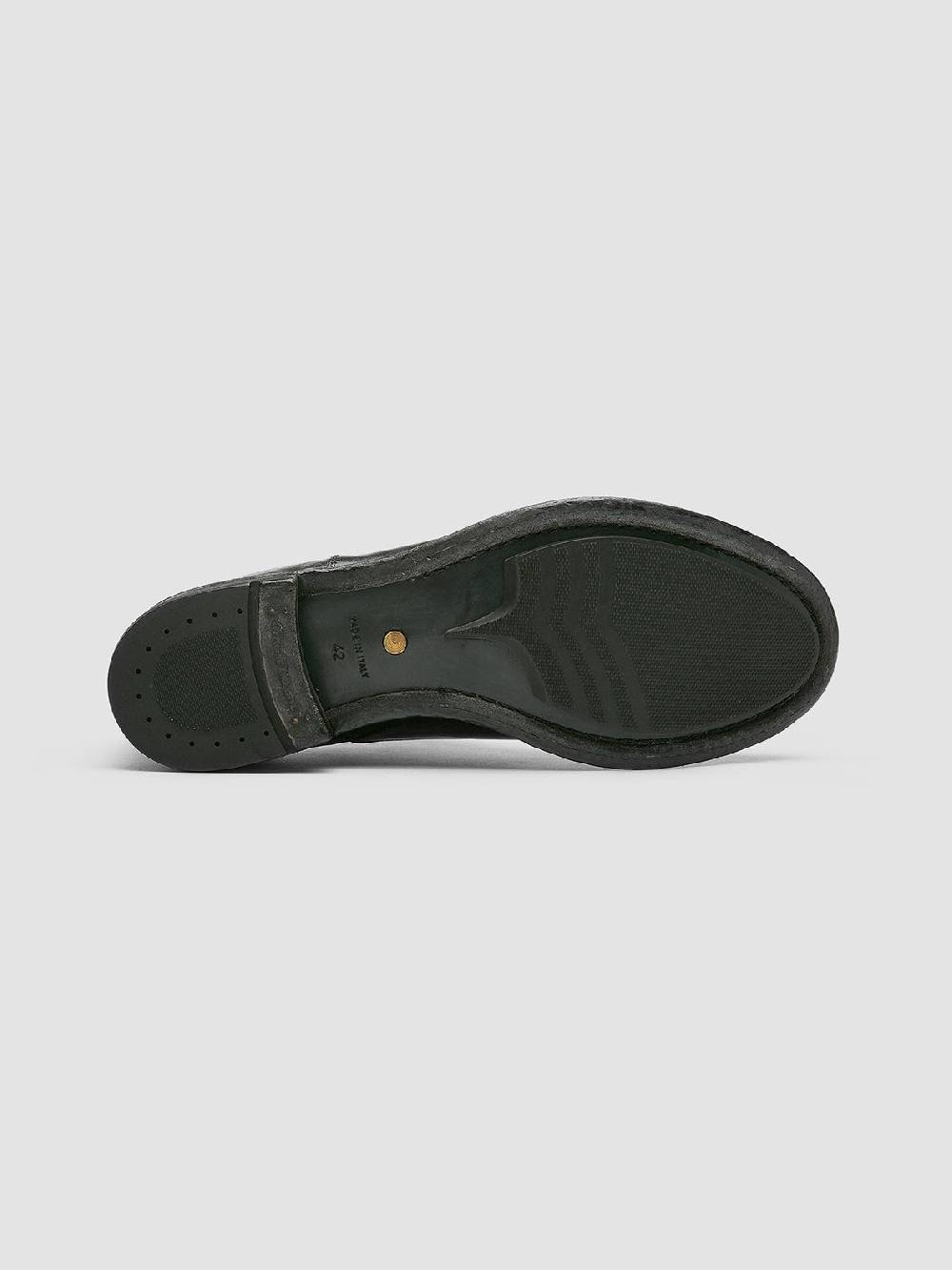 Officine Creative ANATOMIA 015 Black Leather Oxford Shoes Online