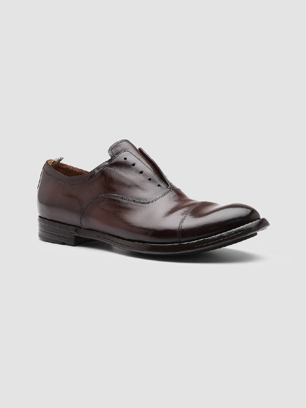 Officine Creative ANATOMIA 015 Oxford in Pelle Marrone Outlet