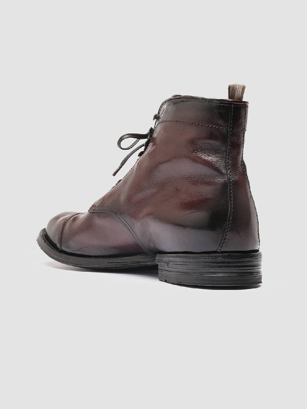 Officine Creative ANATOMIA 016 Stivaletti in Pelle Bordeaux Hotsell