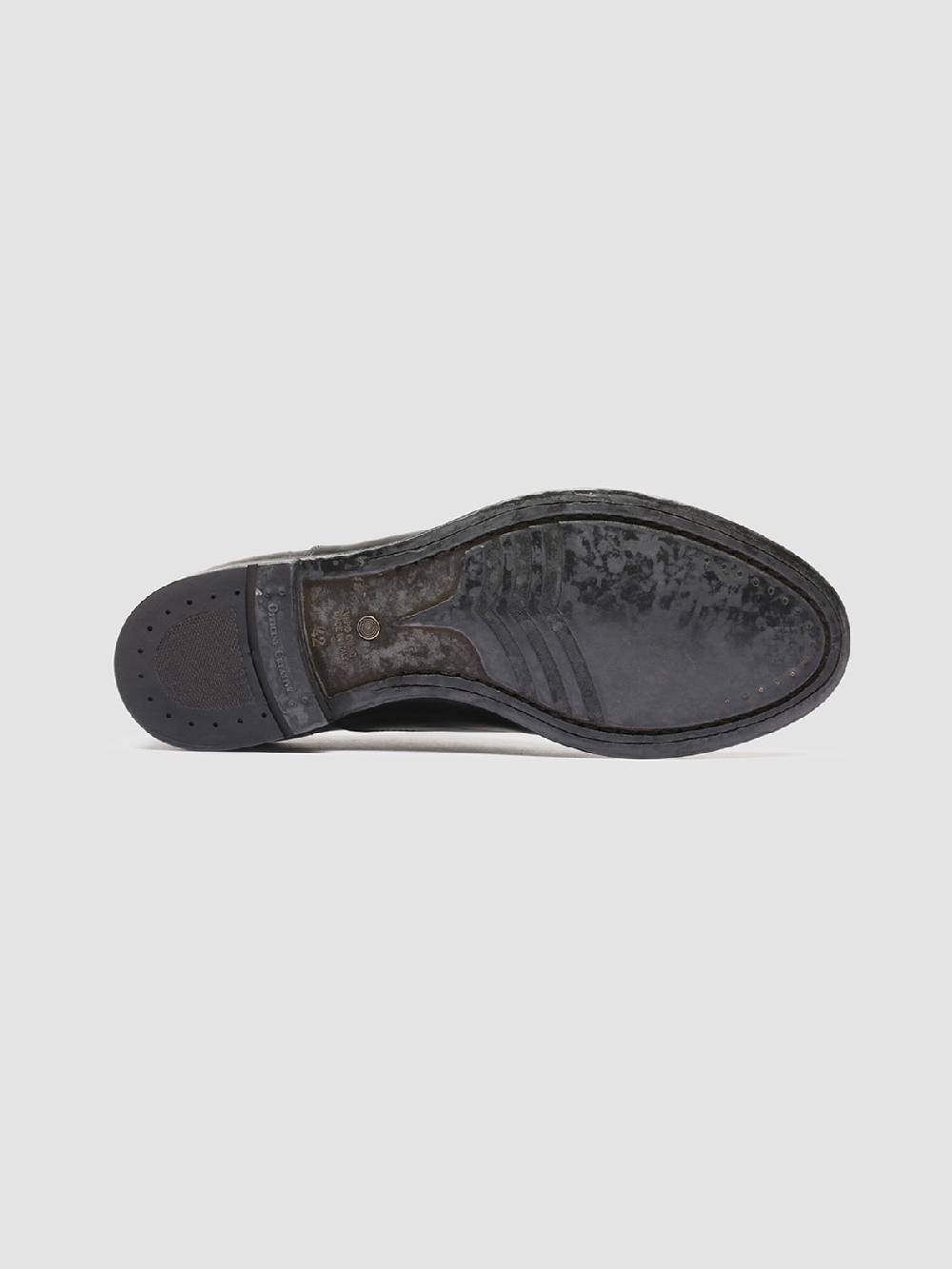 Officine Creative ANATOMIA 08 Oxford in Pelle Marrone Saldi Di Fabbrica