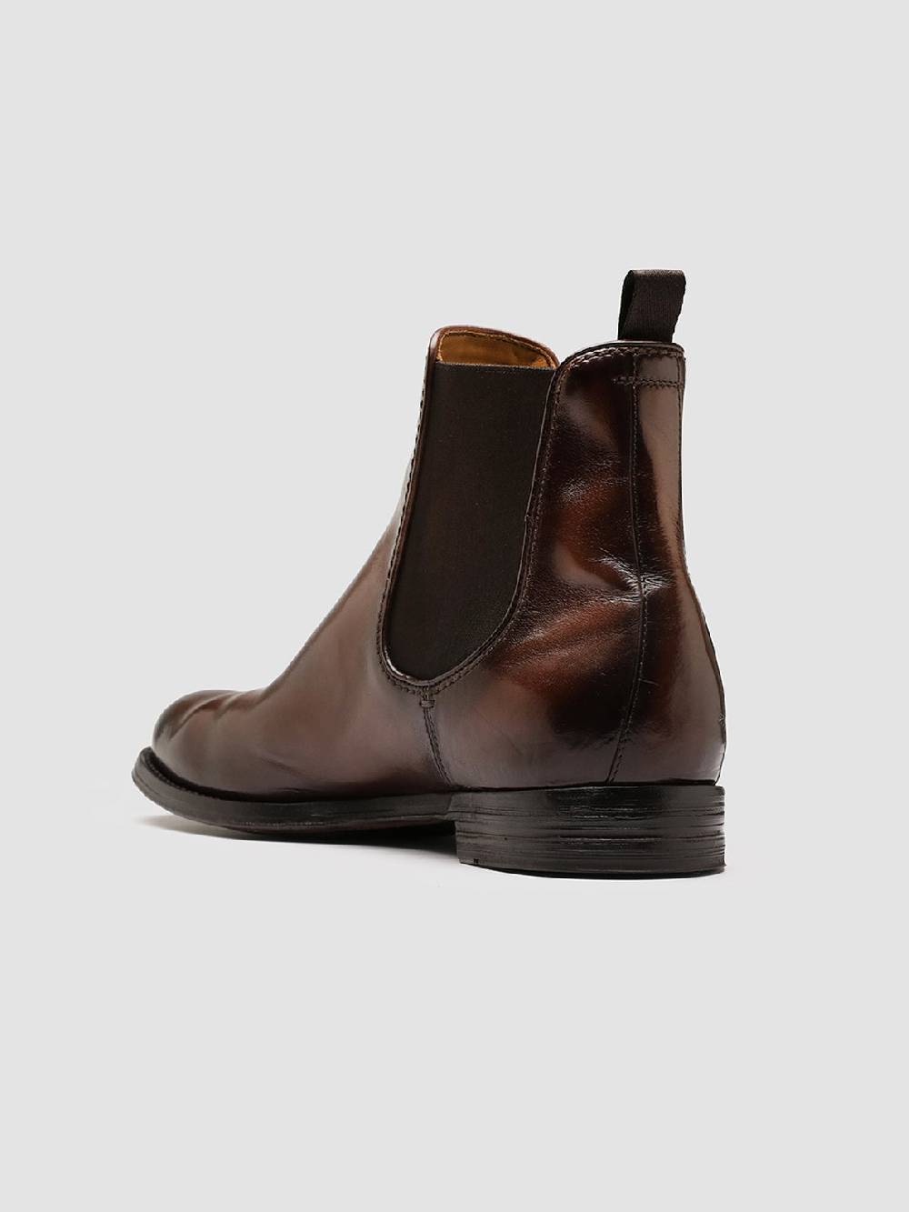 Officine Creative ANATOMIA 083 Stivaletti Chelsea in Pelle Marrone Vendite Flash