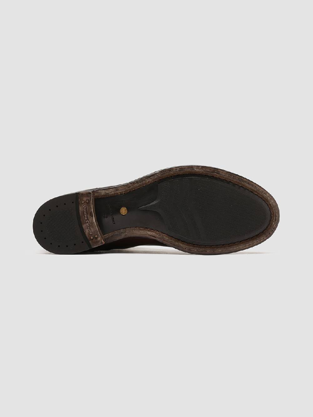 Officine Creative ANATOMIA 083 Stivaletti Chelsea in Pelle Marrone Vendite Flash