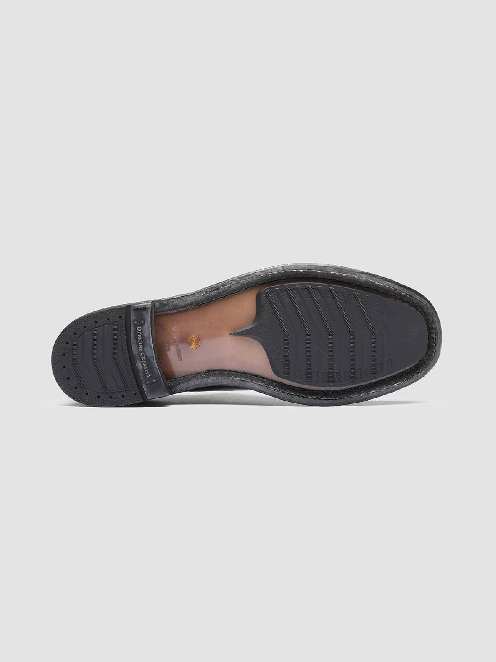 Officine Creative BALANCE 006 Oxford in Pelle Nera Spedizione gratuita
