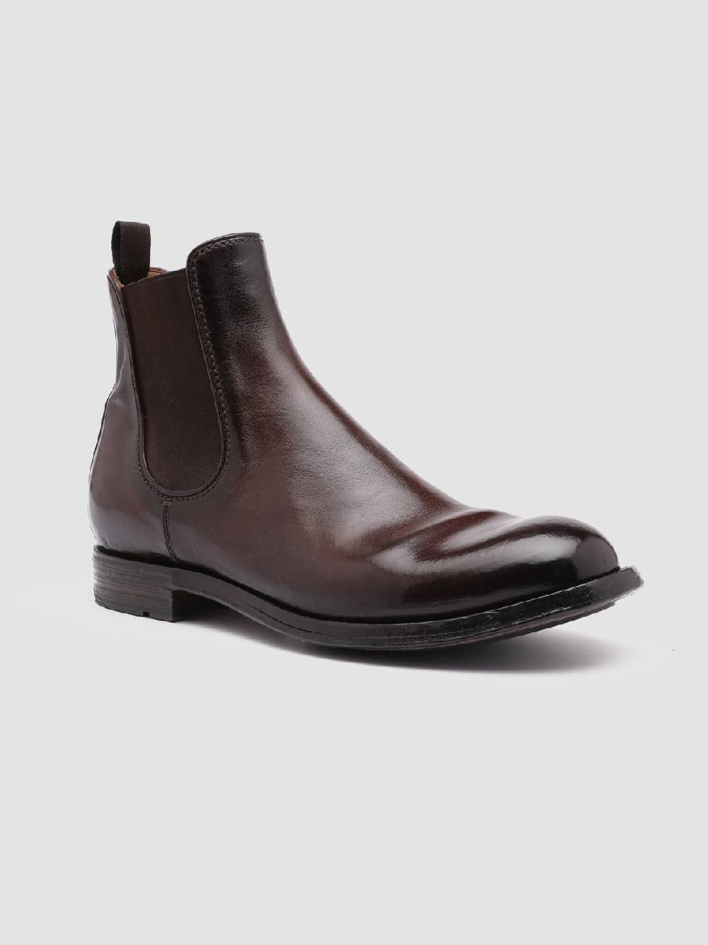 Officine Creative BALANCE 008 Stivaletti Chelsea in Pelle Marrone Negozio online di fabbrica