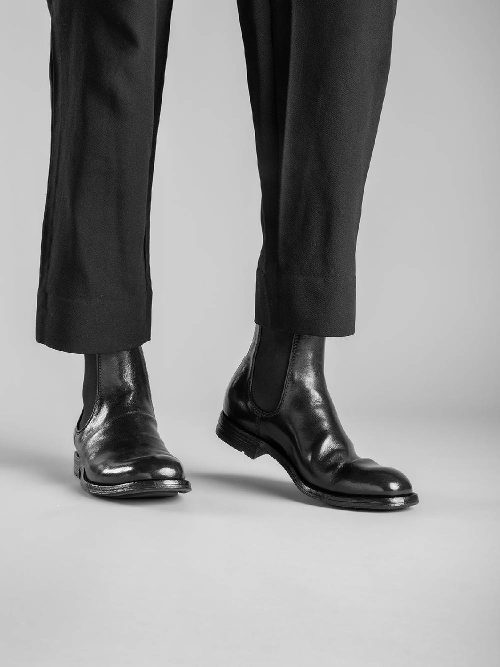 Officine Creative BALANCE 008 Stivaletti Chelsea in Pelle Marrone Negozio online di fabbrica