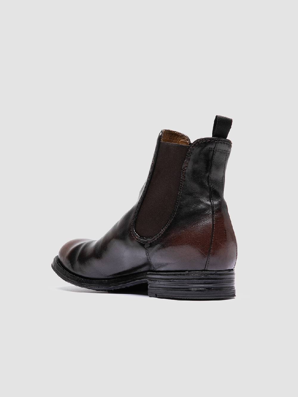 Officine Creative BALANCE 008 Brown Leather Chelsea Boots Prezzo di fabbrica