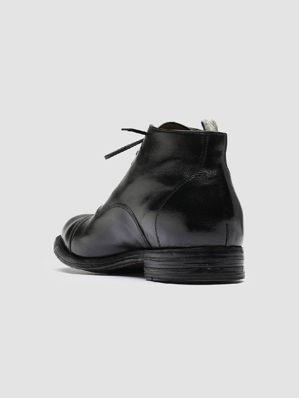 Officine Creative BALANCE 009 Stivaletti in Pelle Nera Offerta speciale