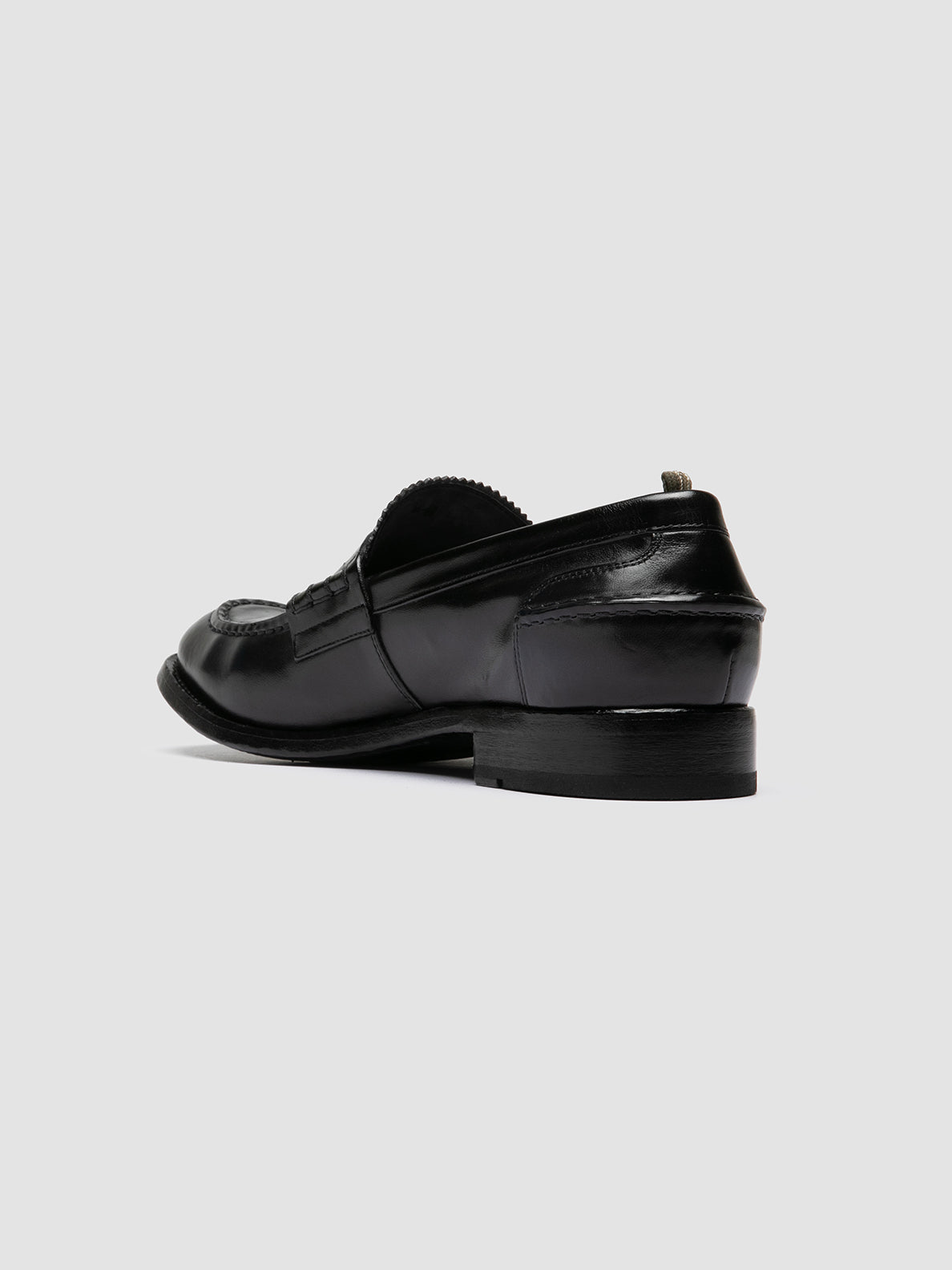 Officine Creative BALANCE 017 Mocassini Penny in Pelle Blu Grande vendita