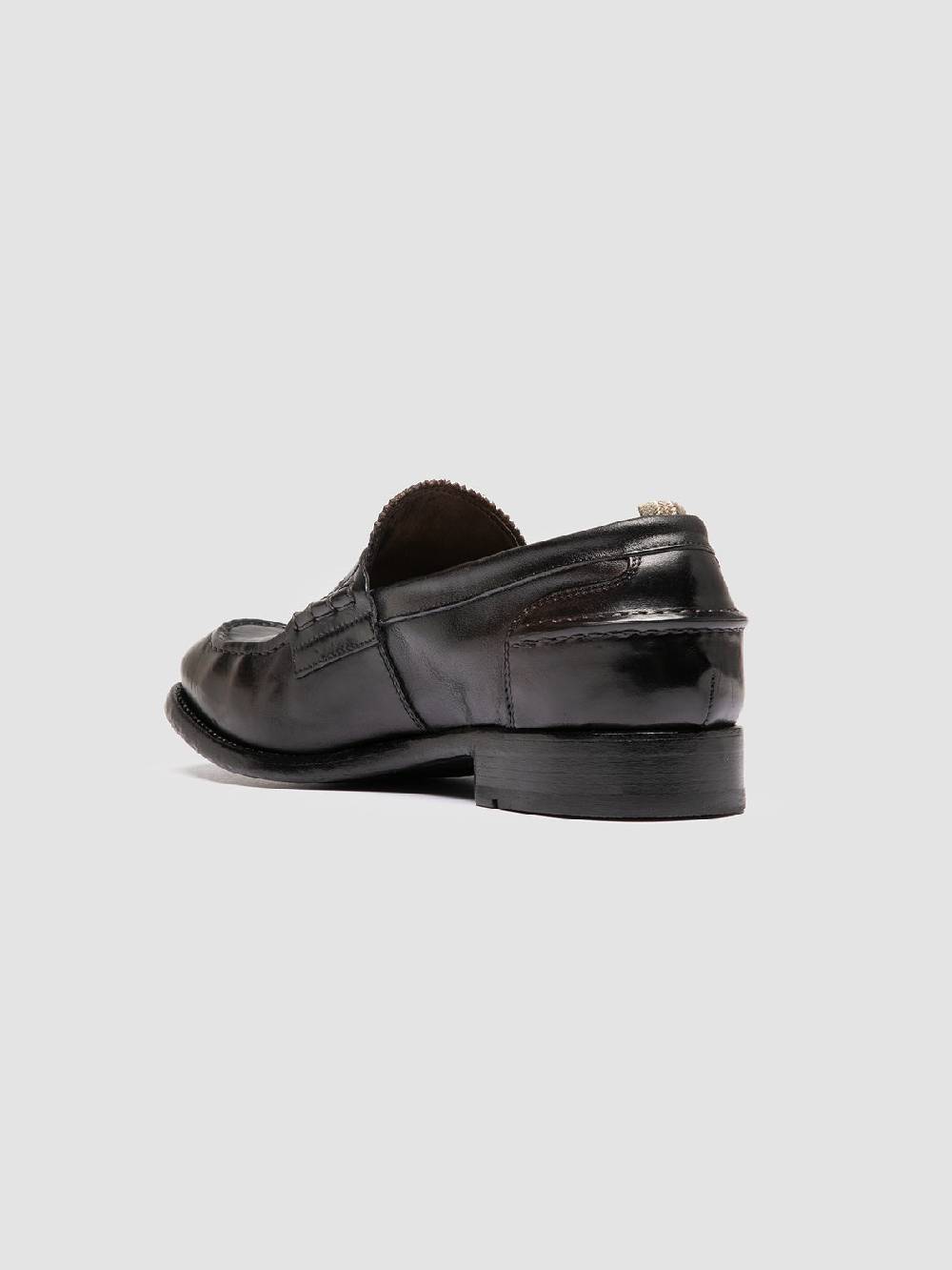 Officine Creative BALANCE 017 Brown Penny Leather Loafers Flash Sale