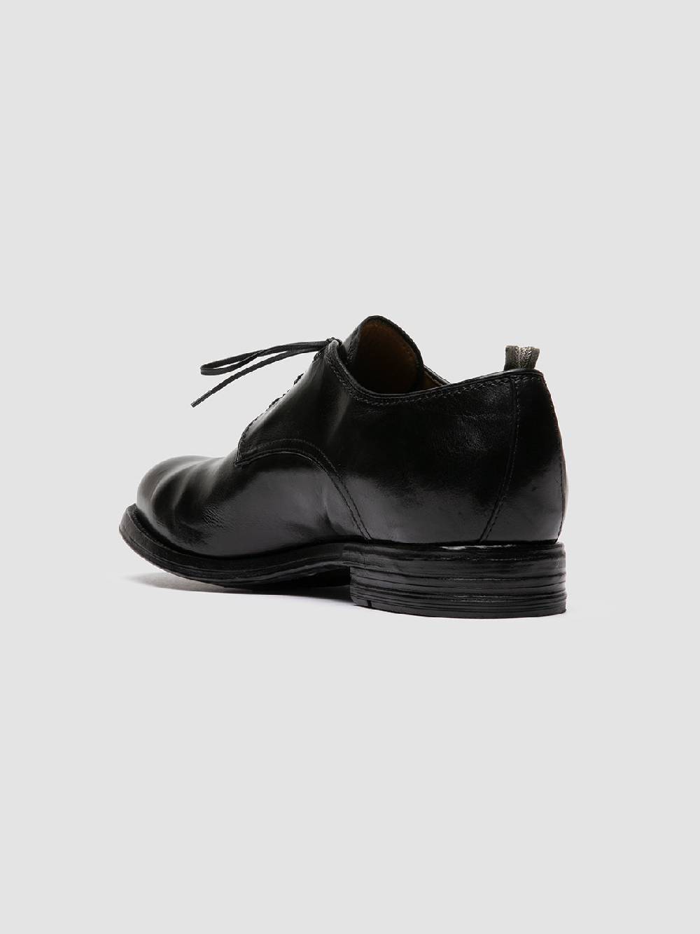 Officine Creative BALANCE 019 Derby in Pelle Nera Fornitura limitata