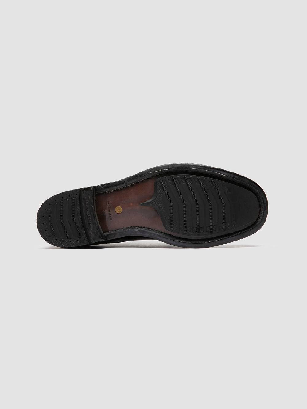 Officine Creative BALANCE 019 Derby in Pelle Nera Fornitura limitata