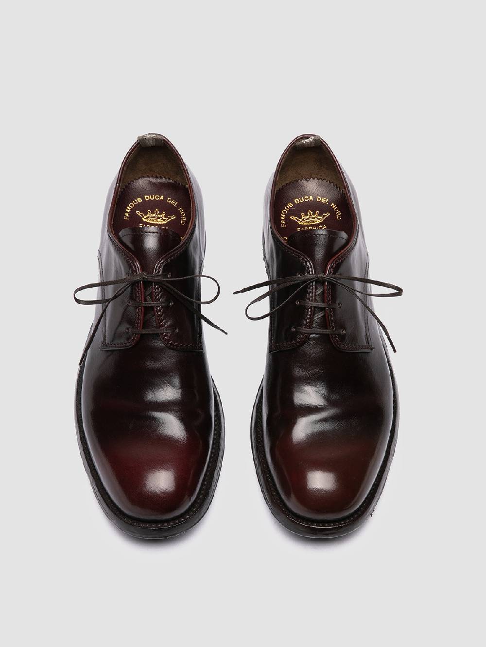 Officine Creative BALANCE 019 Derby in Pelle Bordeaux Shopping online