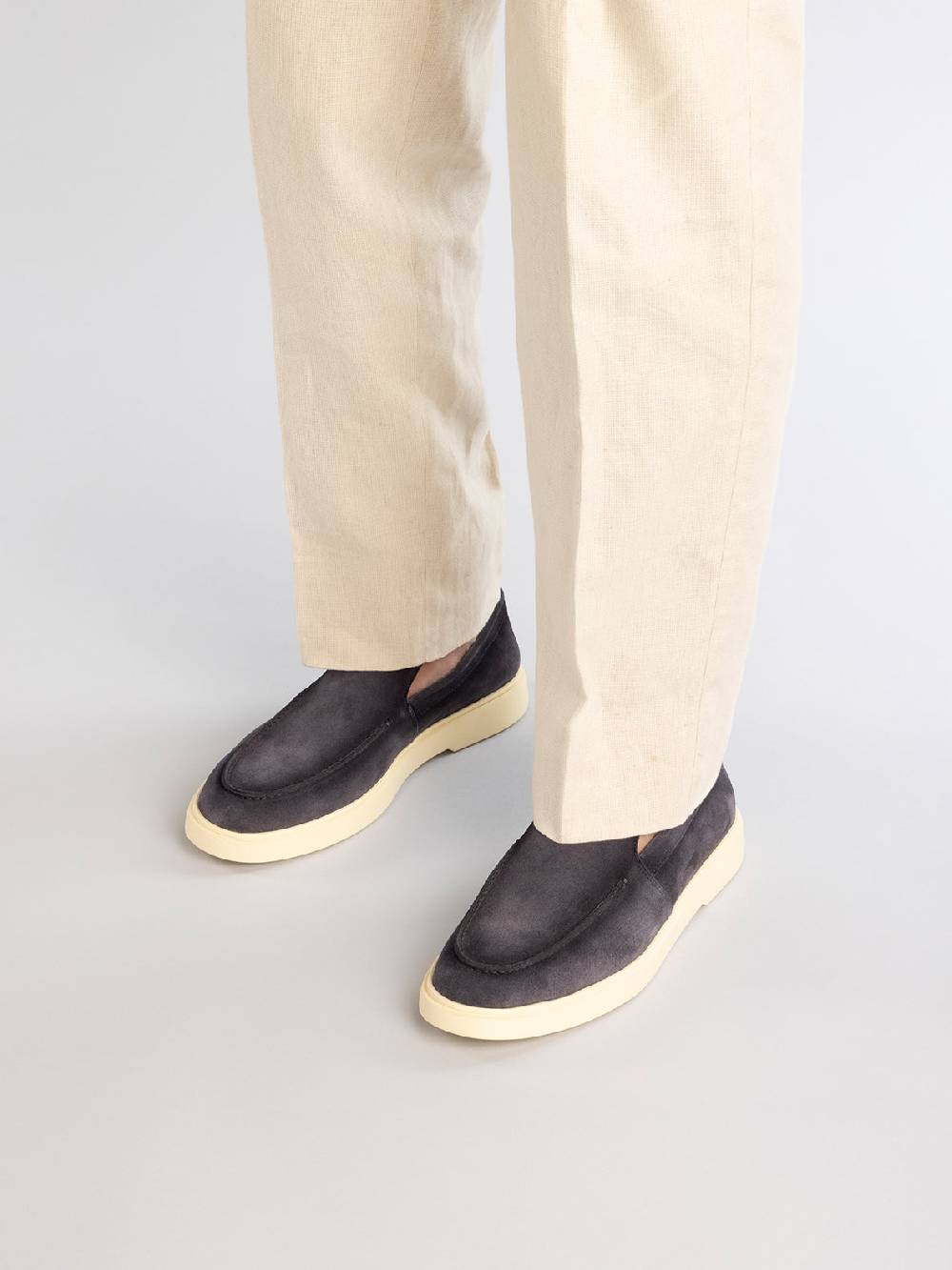 Officine Creative BONES 002 Mocassini in Pelle Scamosciata Verde Black Friday