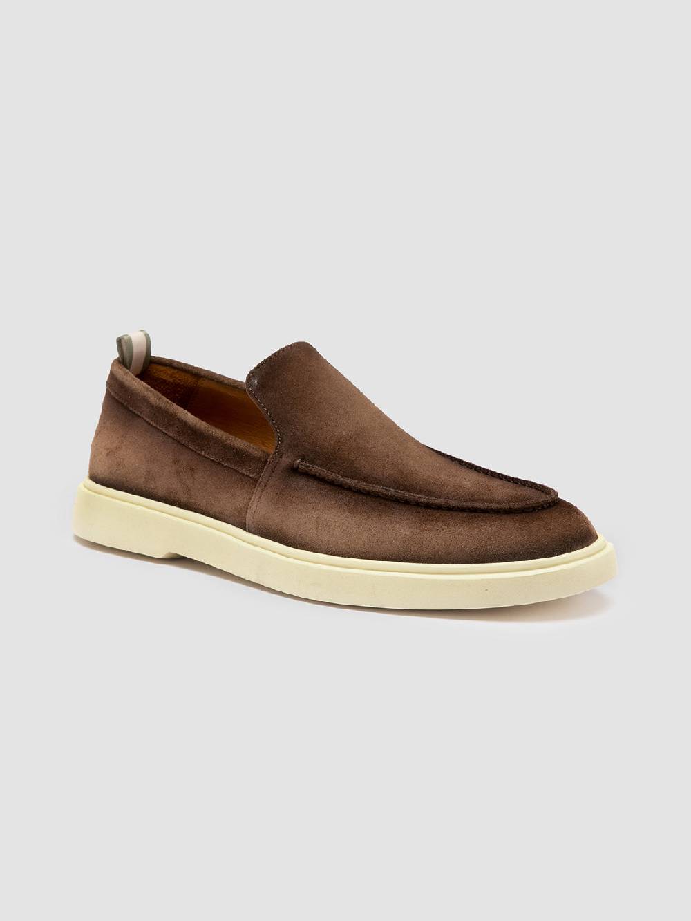 Officine Creative BONES 002 Mocassini in Pelle Scamosciata Tortora Cyber Monday