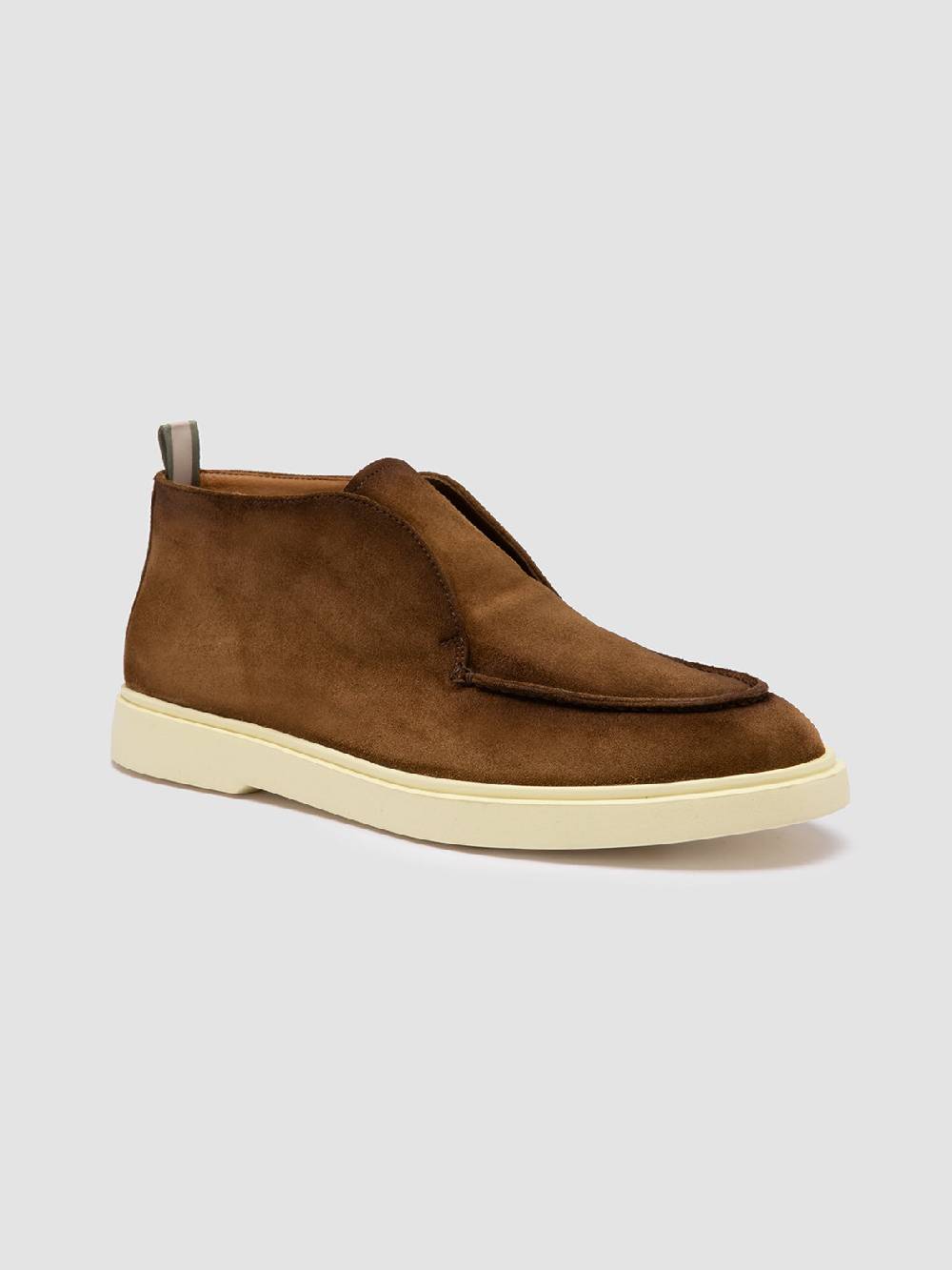 Officine Creative BONES 003 Stivaletti Chukka in Pelle Scamosciata Marrone Offerta natalizia