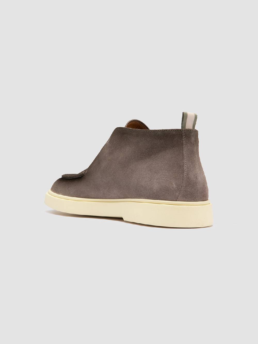 Officine Creative BONES 003 Stivaletti Chukka in Pelle Scamosciata Tortora Offerta Pasqua