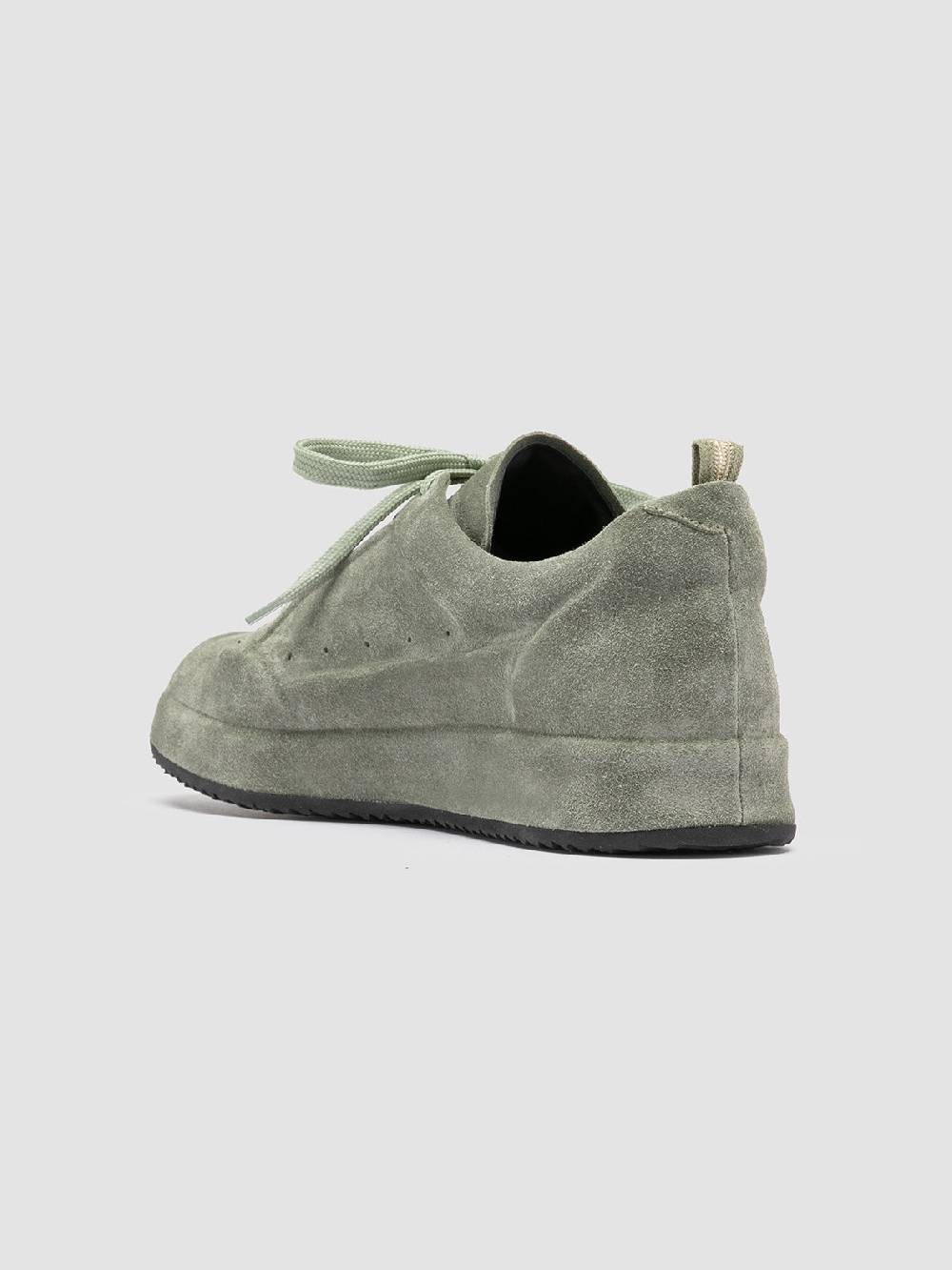Officine Creative ACE 016 Sneaker in pelle scamosciata Verde Vendita calda