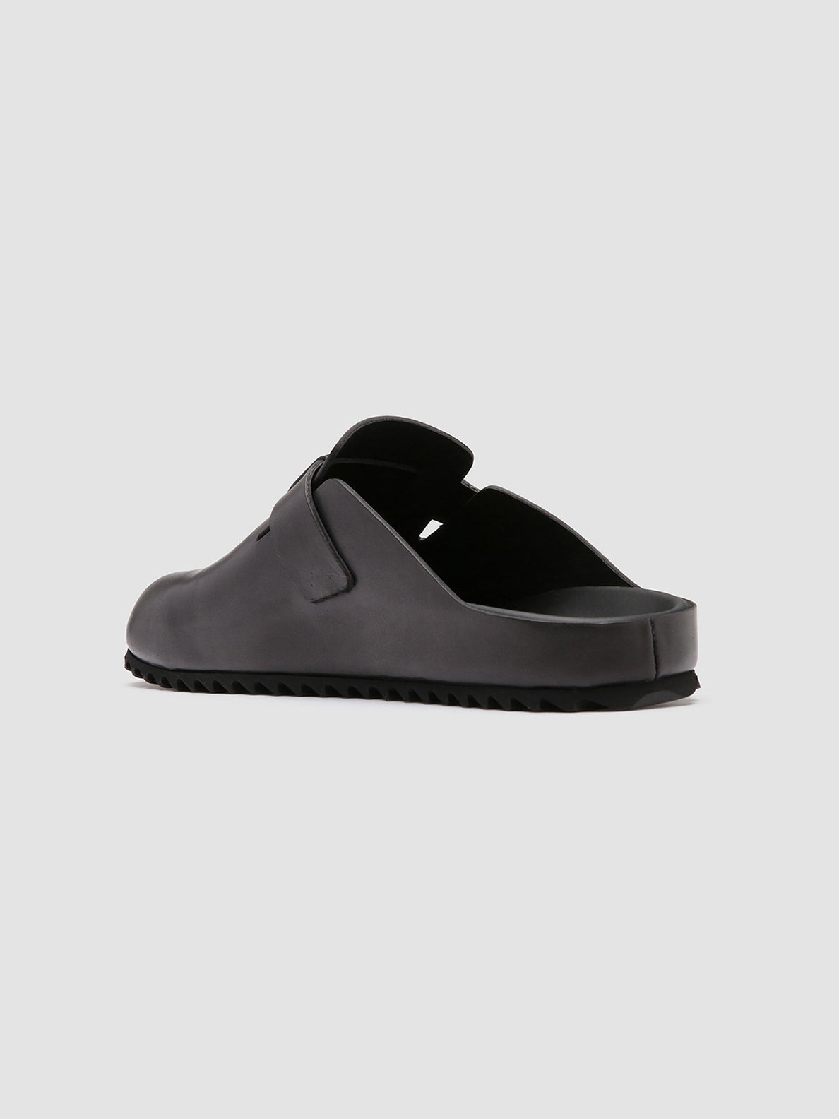 Officine Creative AGORÀ 004 Pantofole in Pelle Nera Offerte esclusive