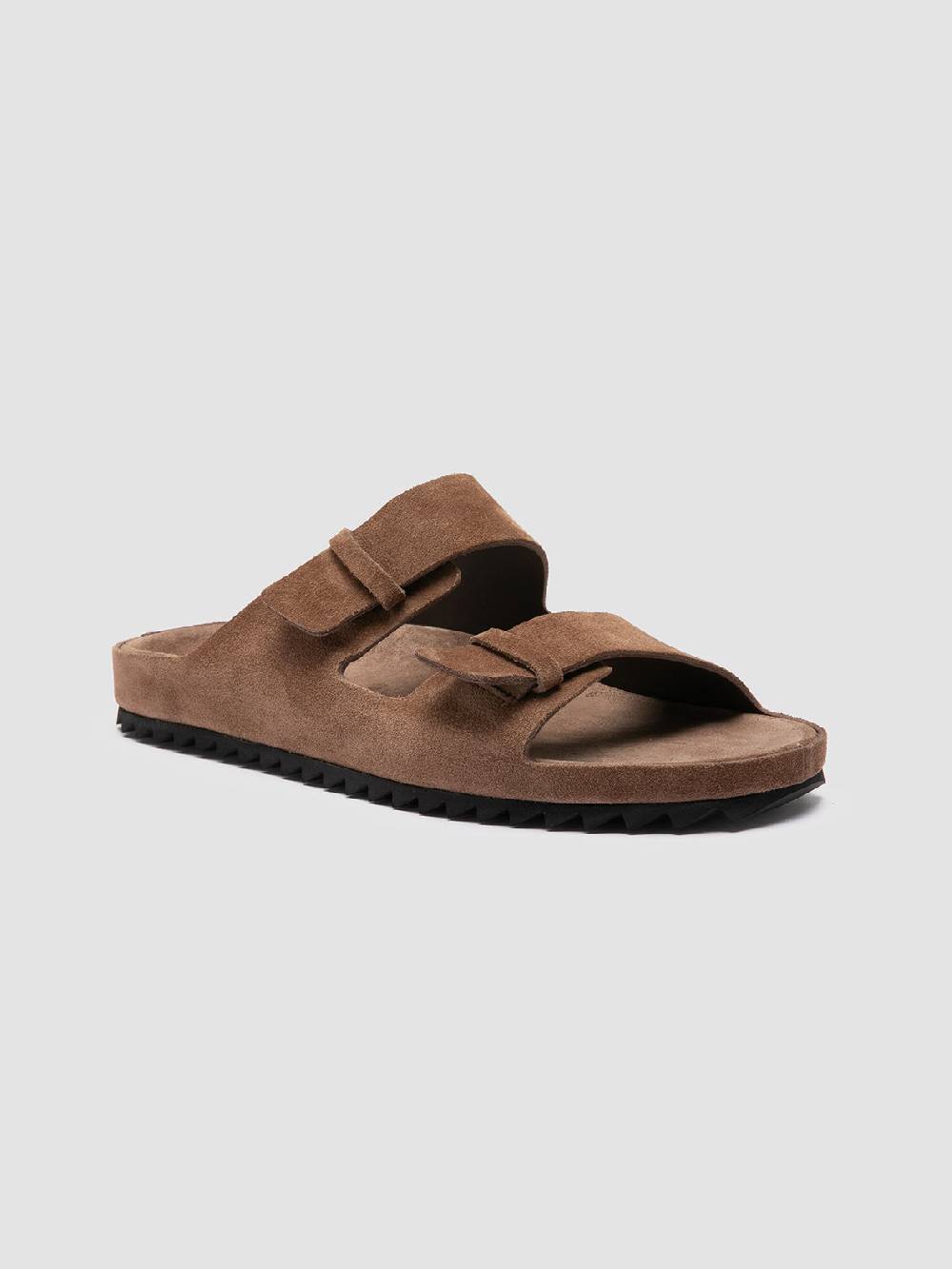 Officine Creative AGORA’ 002 Sandali in pelle scamosciata Marrone Grandi sconti