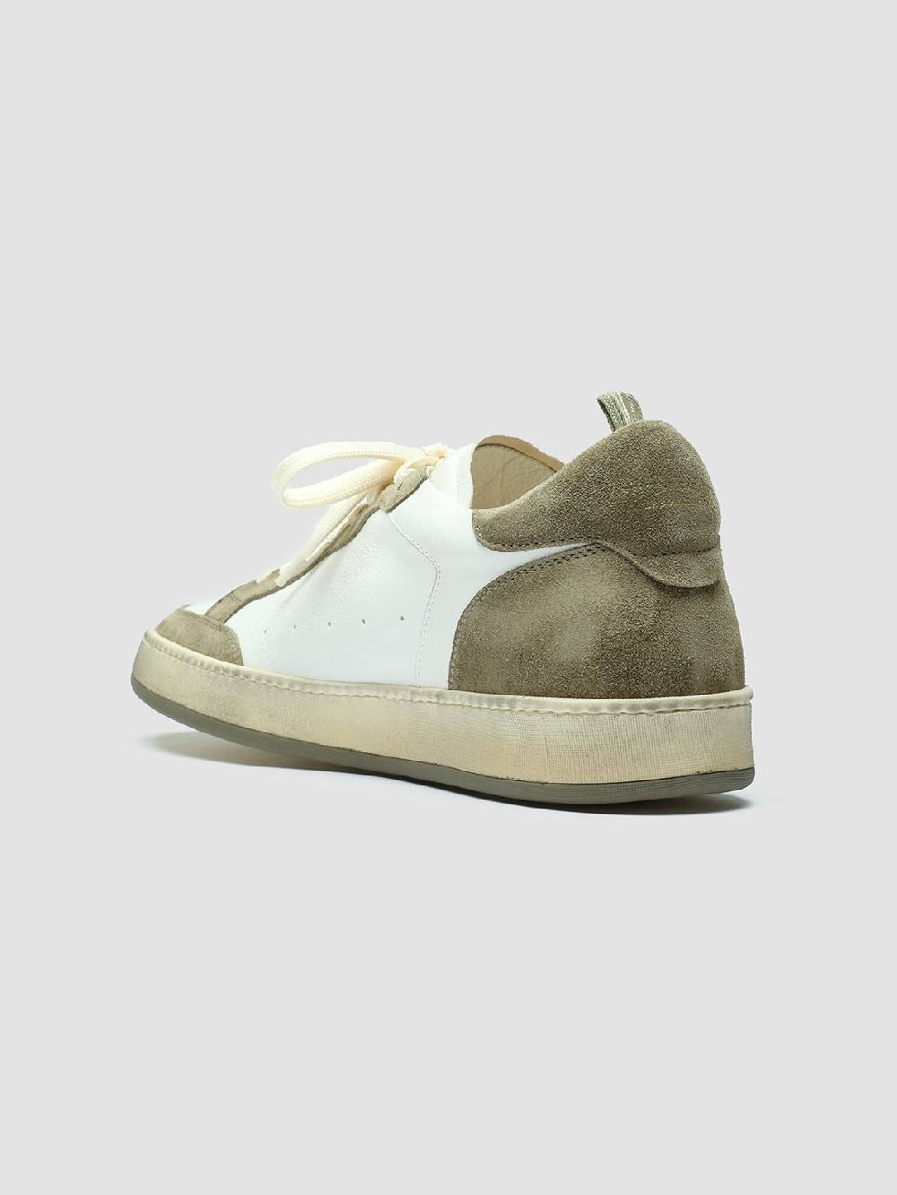Officine Creative MAGIC 001 Sneakers in Pelle e Camoscio Bianco Sconti VIP
