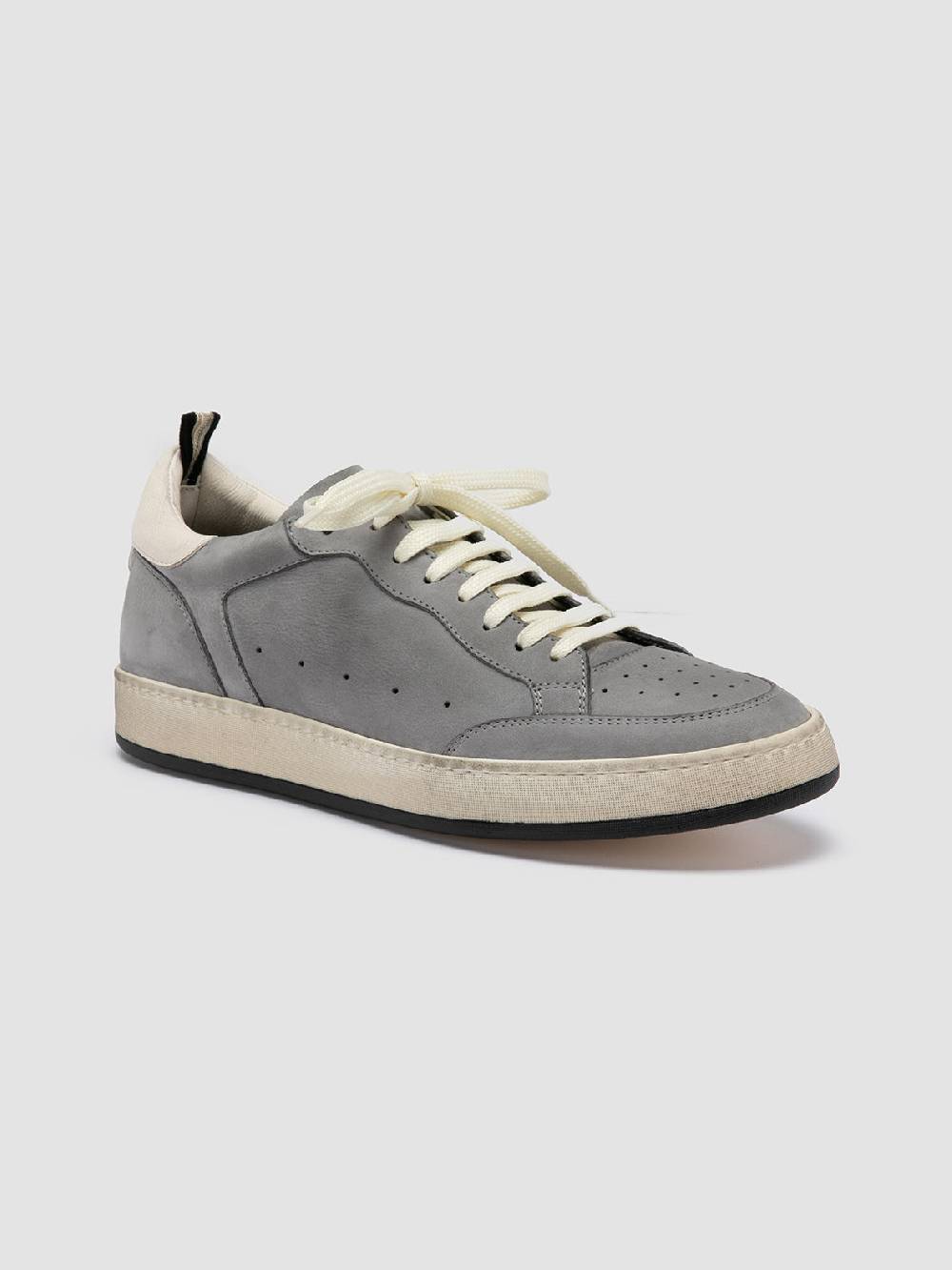 Officine Creative MAGIC 002 Sneakers Basse in Nabuk Grigio Ritorno libero