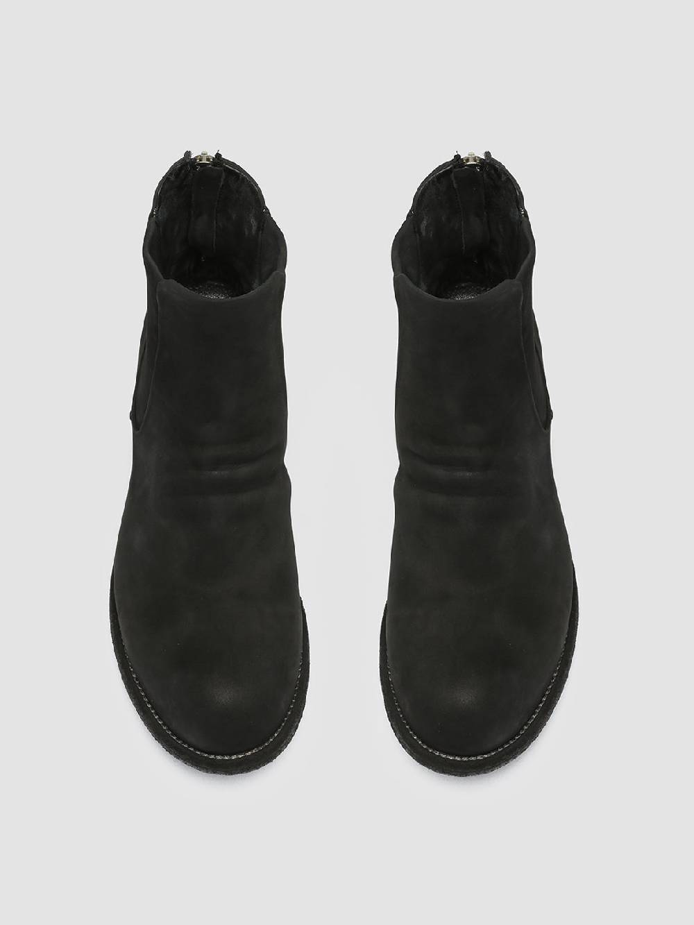 Officine Creative BUBBLE 029 Stivaletti in Pelle Scamosciata Nera Promozione temporanea