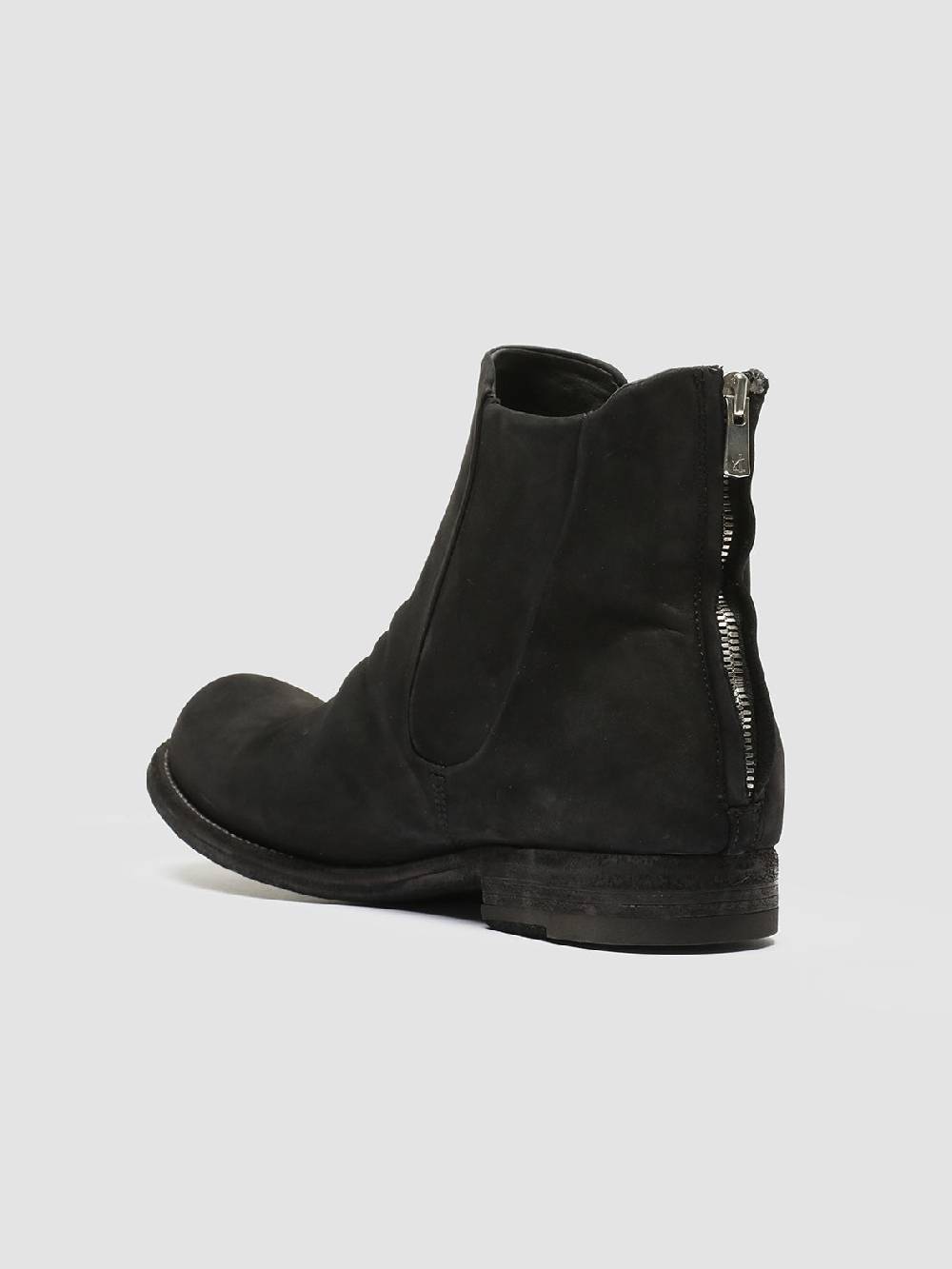Officine Creative BUBBLE 029 Stivaletti in Pelle Scamosciata Nera Promozione temporanea