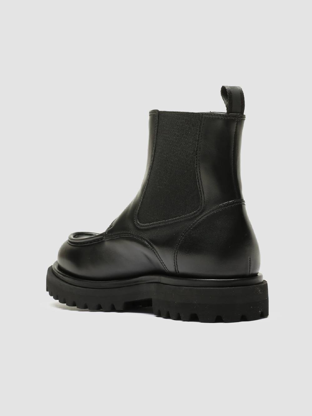 Officine Creative EVENTUAL 018 Stivali Zip in Pelle Nera Only for today